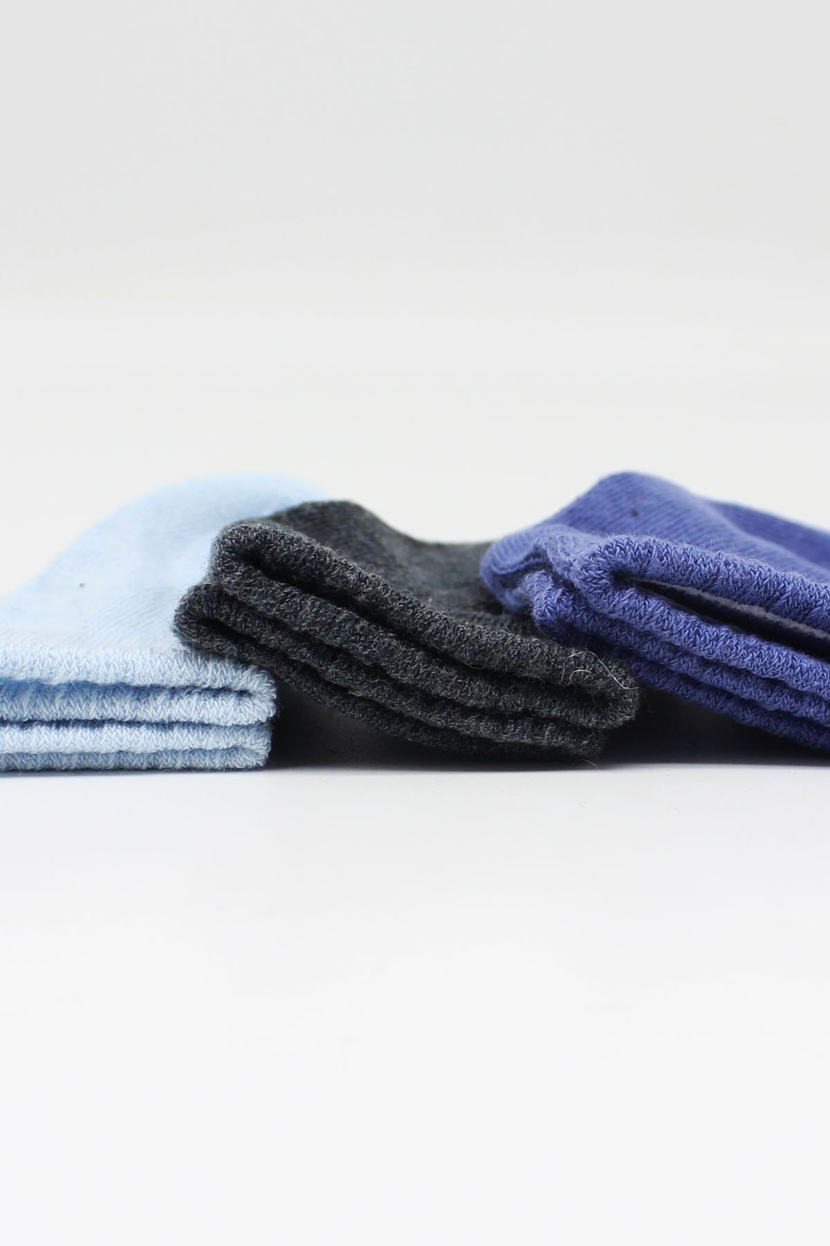 Bistil Bistyle Organik Kız Erkek Bebek Çocuk Basic Uzun Soket ÇorapSoket ÇorapBistyleBistyle 3 Çift Organik Pamuk Bebek Çorap Penye Soket Kız Erkek Çocuk (Mavi)