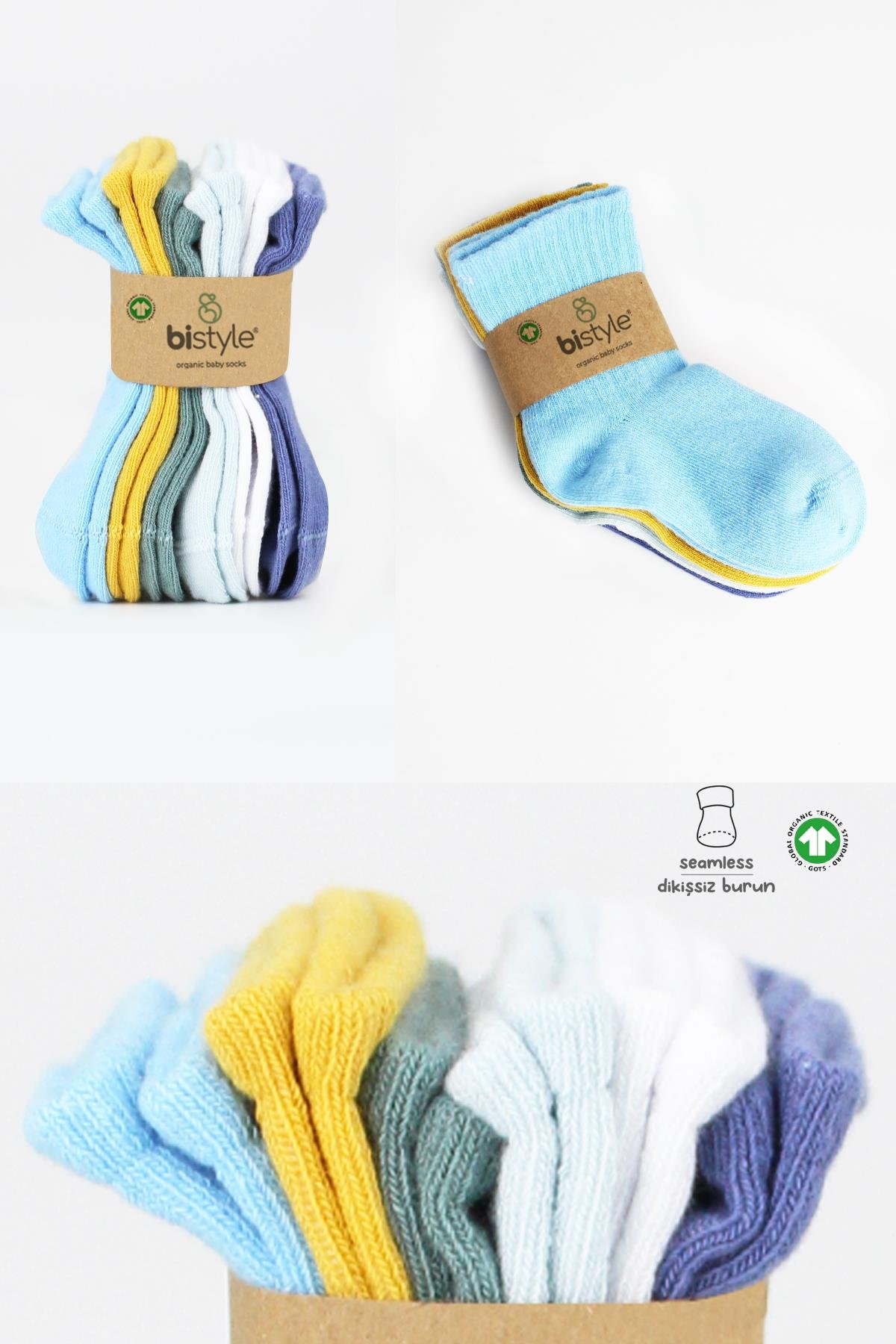 Bistil Bistyle Organik Kız Erkek Bebek Çocuk Basic Uzun Soket ÇorapÇORAPBistilBistil Bistyle Kız Erkek Bebek Organik Basic Uzun Soket Çorap