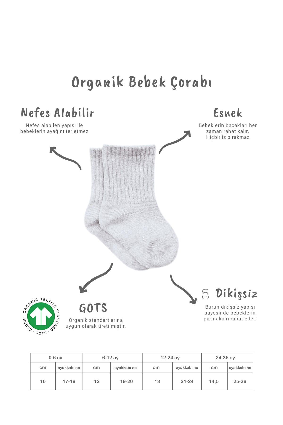 Bistil Bistyle Organik Kız Erkek Bebek Çocuk Basic Uzun Soket ÇorapSoket ÇorapBisyleBistil Bistyle Kız Erkek Bebek Organik Basic Uzun Soket Çorap