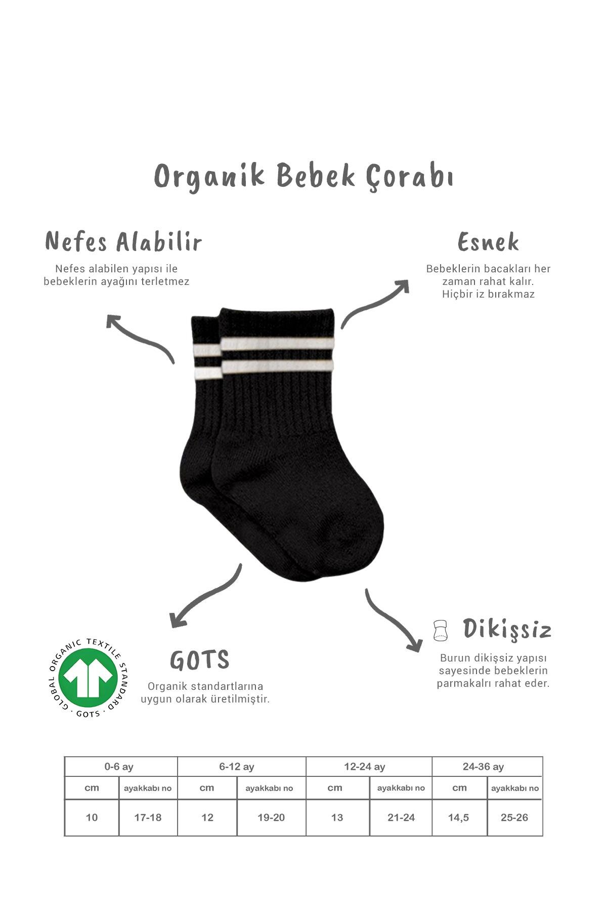 Bistil Bistyle Organik Kız Erkek Bebek Çocuk Basic Uzun Soket ÇorapSoket ÇorapBisyleBistil Bistyle Kız Erkek Bebek Organik Basic Uzun Soket Çorap
