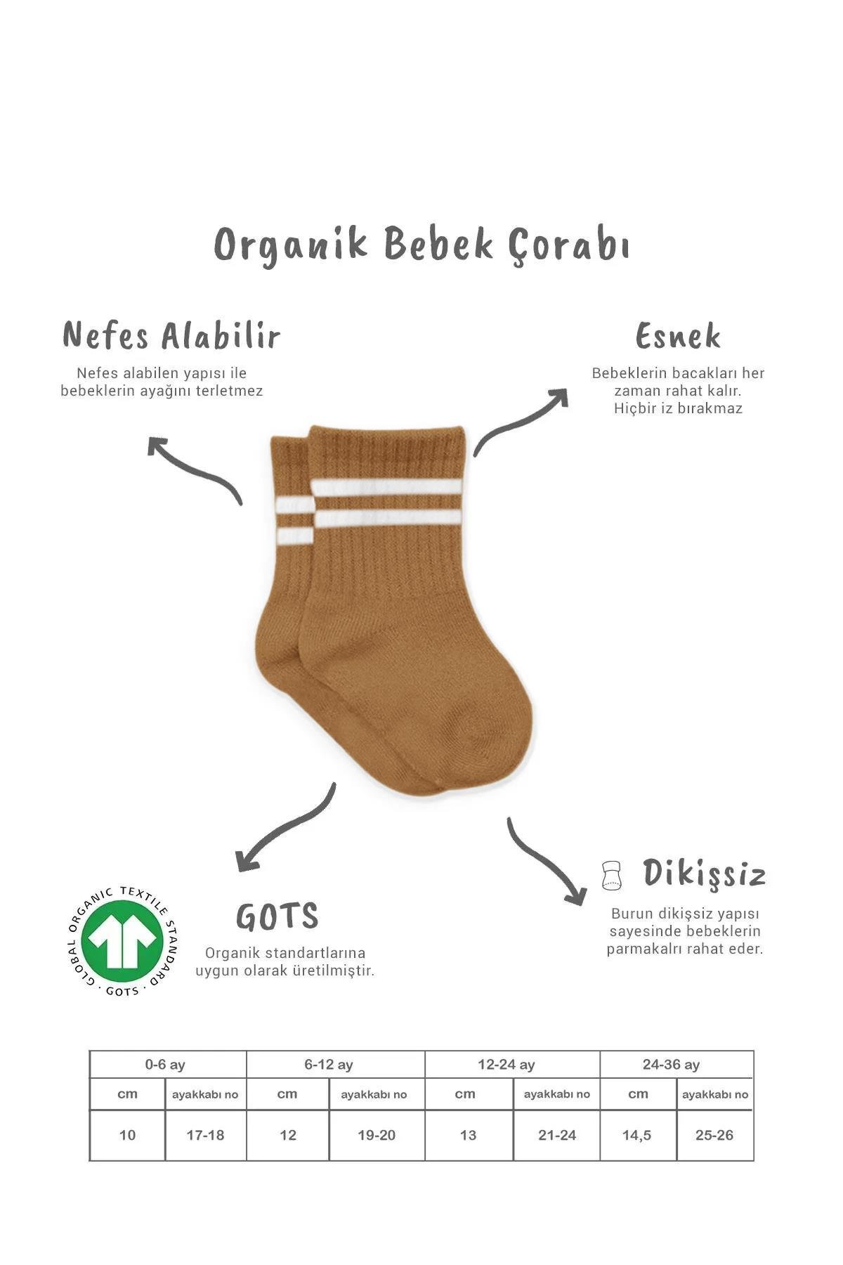 Bistil Bistyle Organik Kız Erkek Bebek Çocuk Basic Uzun Soket ÇorapSoket ÇorapBisyleBistil Bistyle Kız Erkek Bebek Organik Basic Uzun Soket Çorap