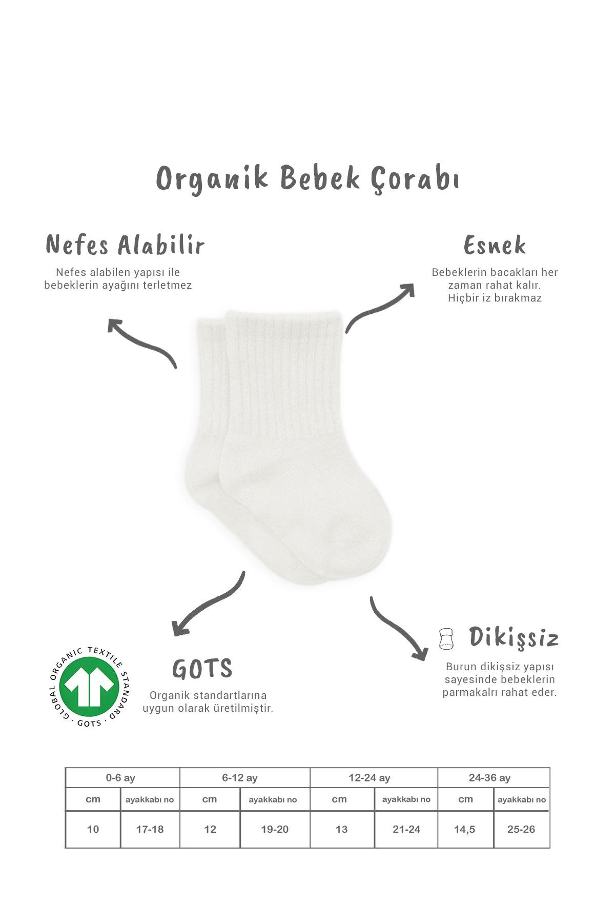 Bistil Bistyle Organik Kız Erkek Bebek Çocuk Basic Uzun Soket ÇorapSoket ÇorapBisyleBistil Bistyle Kız Erkek Bebek Organik Basic Uzun Soket Çorap