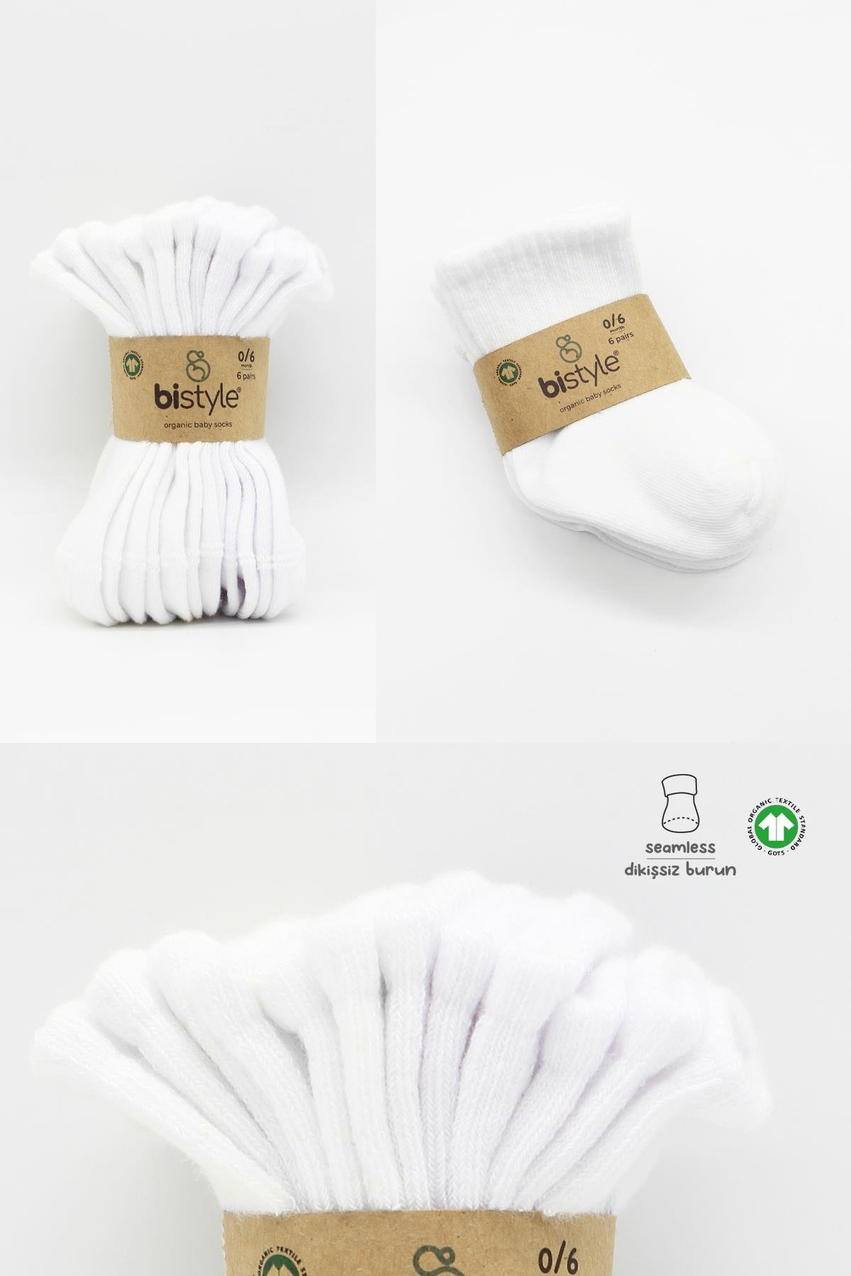 Bistil Bistyle Organik Kız Erkek Bebek Çocuk Basic Uzun Soket ÇorapÇORAPBistilBistil Bistyle Kız Erkek Bebek Organik Basic Uzun Soket Çorap