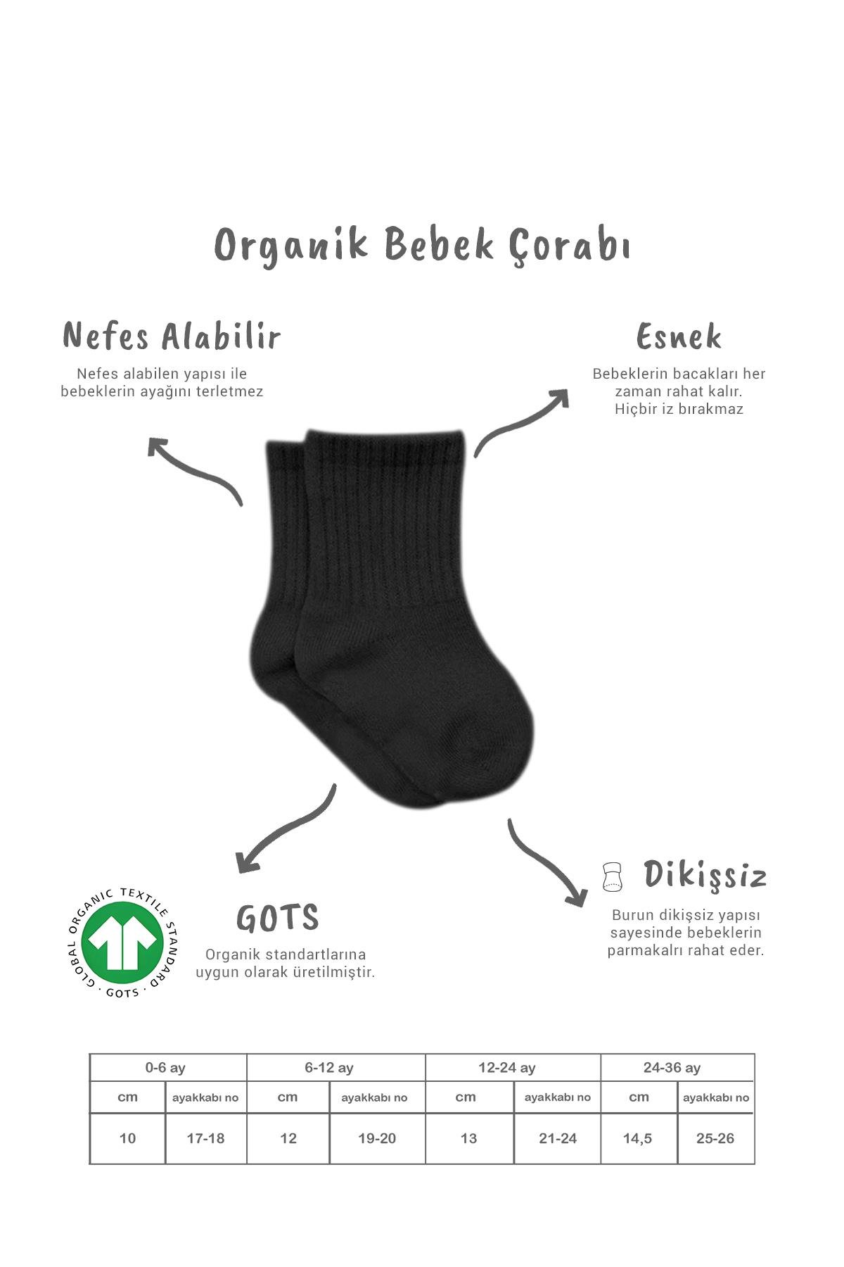 Bistil Bistyle Organik Kız Erkek Bebek Çocuk Basic Uzun Soket ÇorapSoket ÇorapBisyleBistil Bistyle Kız Erkek Bebek Organik Basic Uzun Soket Çorap