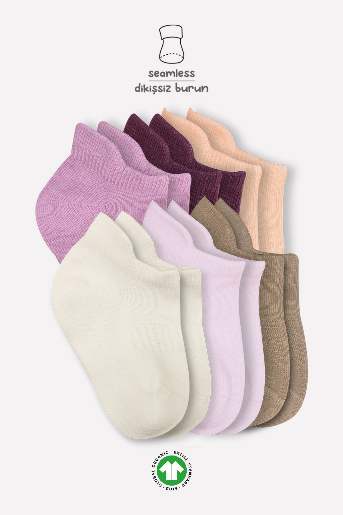 Bistil Kız Erkek Bebek Basic Sneakers Çorap