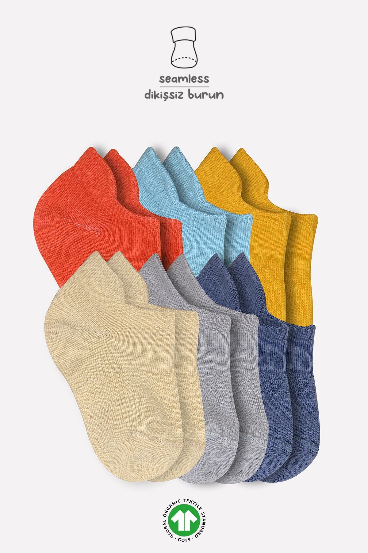 Bistil Kız Erkek Bebek Basic Sneakers Çorap
