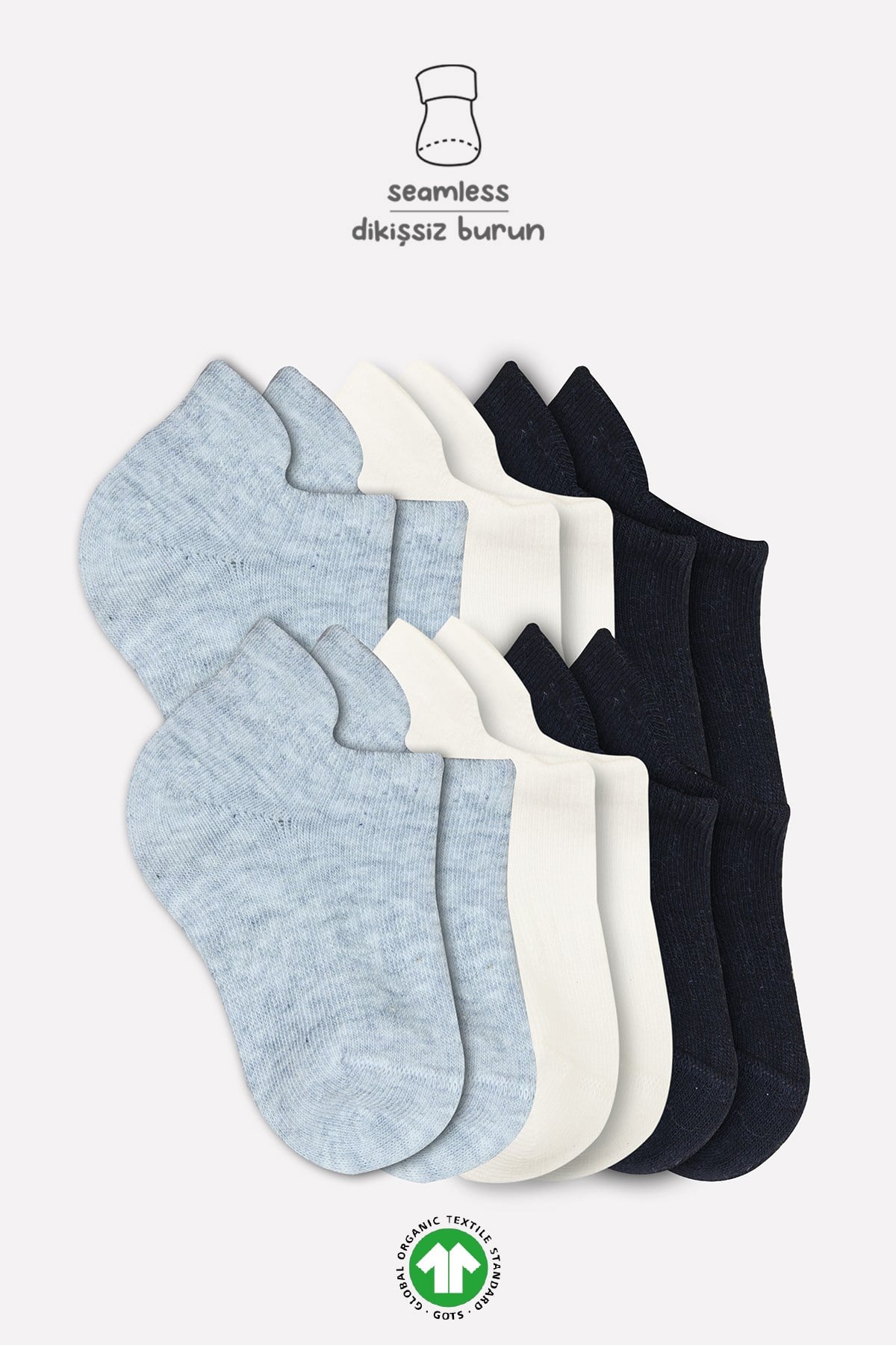 Bistil Kız Erkek Bebek Basic Sneakers Çorap
