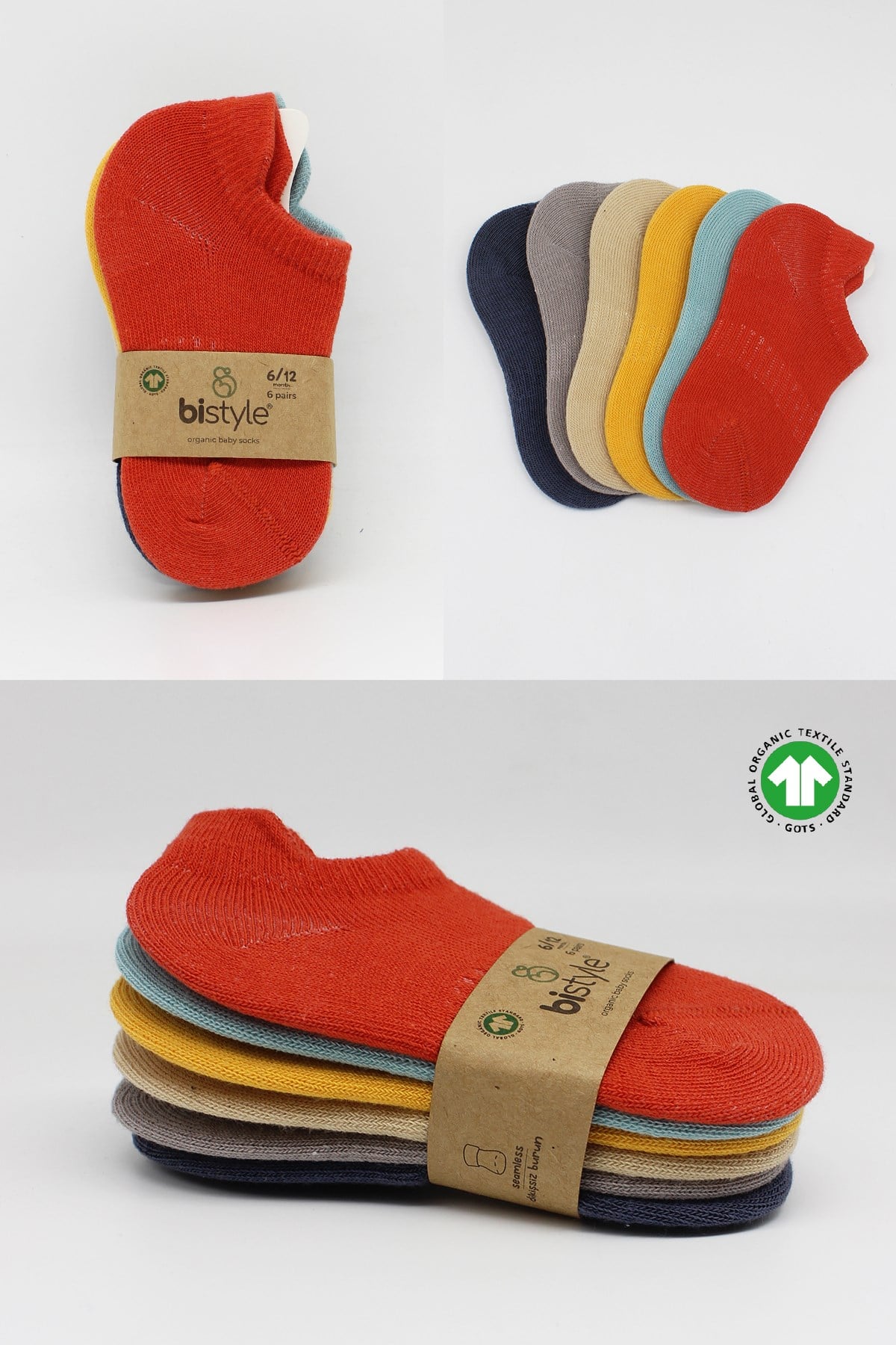 Bistil Kız Erkek Bebek Basic Sneakers Çorap