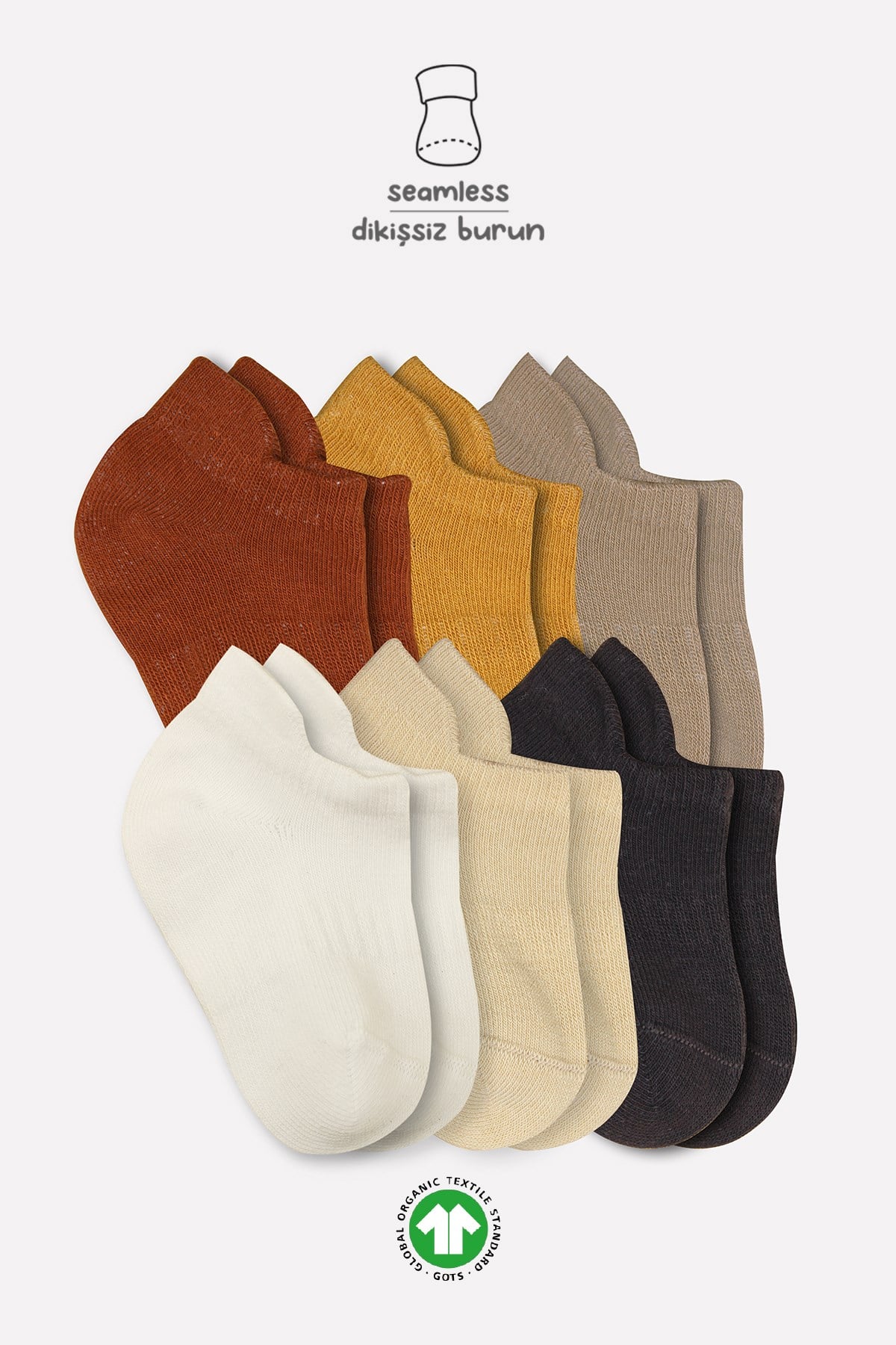 Bistil Kız Erkek Bebek Basic Sneakers Çorap
