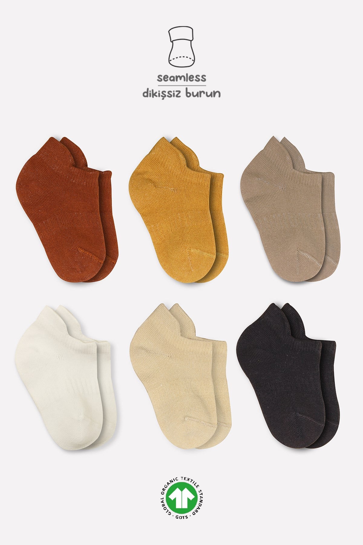 Bistil Kız Erkek Bebek Basic Sneakers Çorap