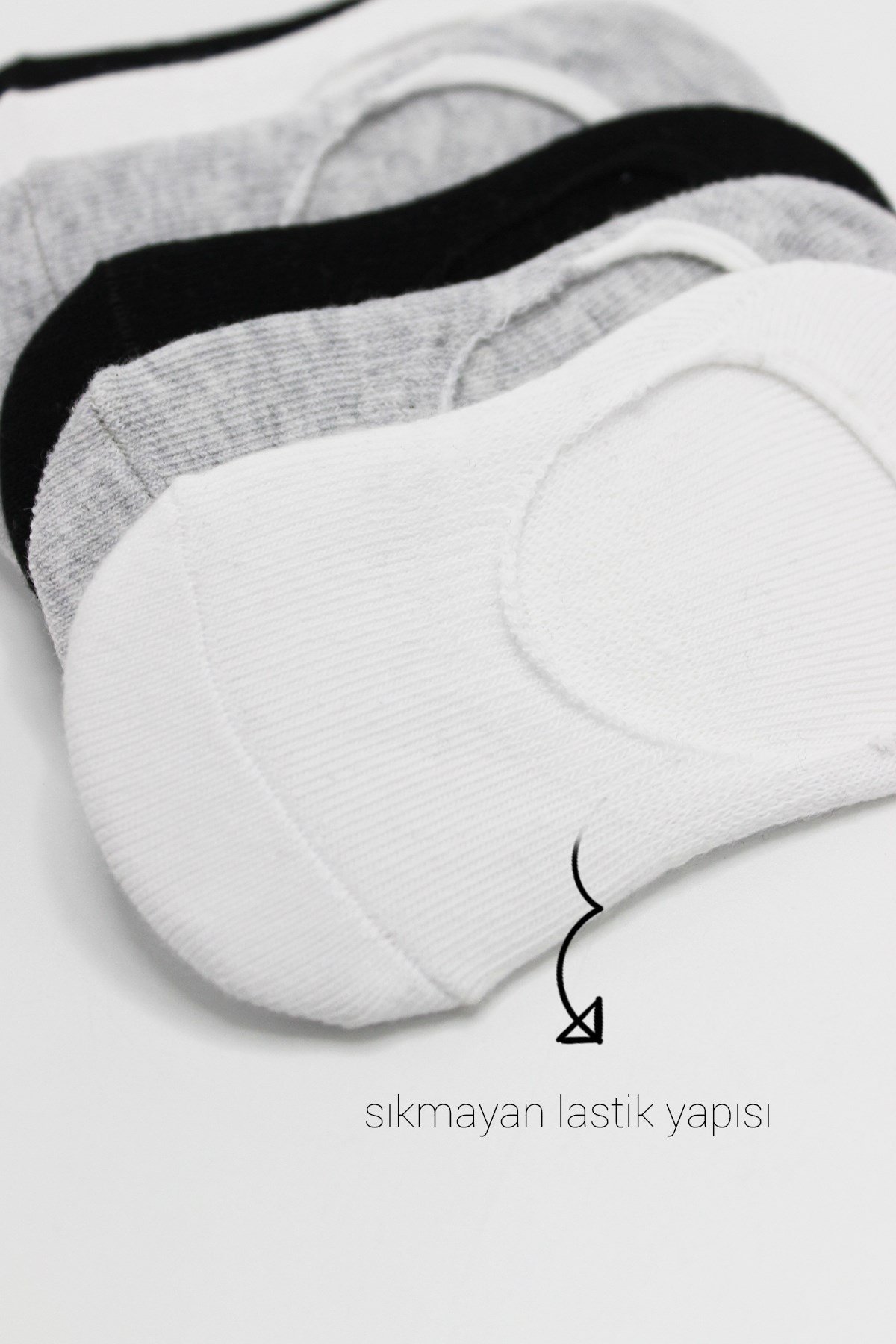 Bistil Kız Erkek Bebek Çocuk Silikonlu Basic Babet Çorap
