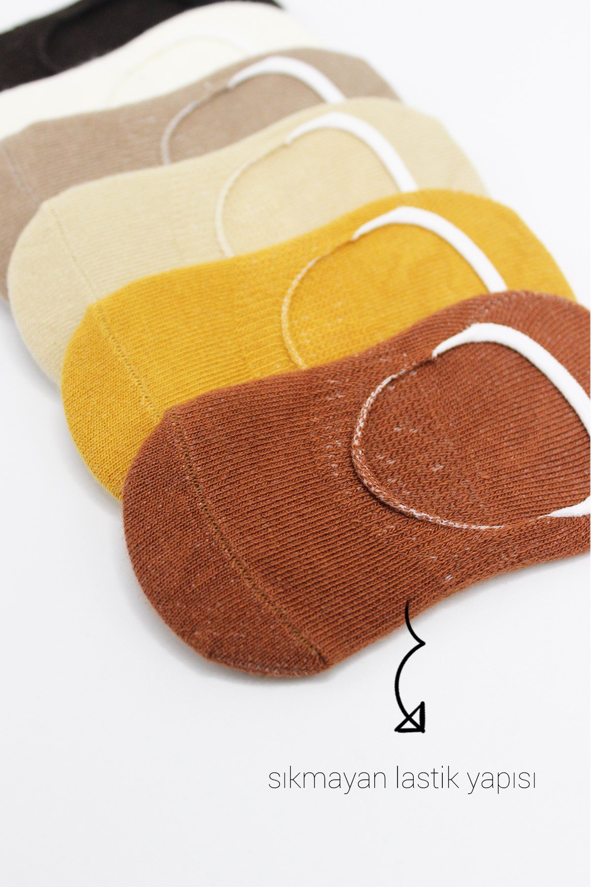 Bistil Kız Erkek Bebek Çocuk Silikonlu Basic Babet Çorap