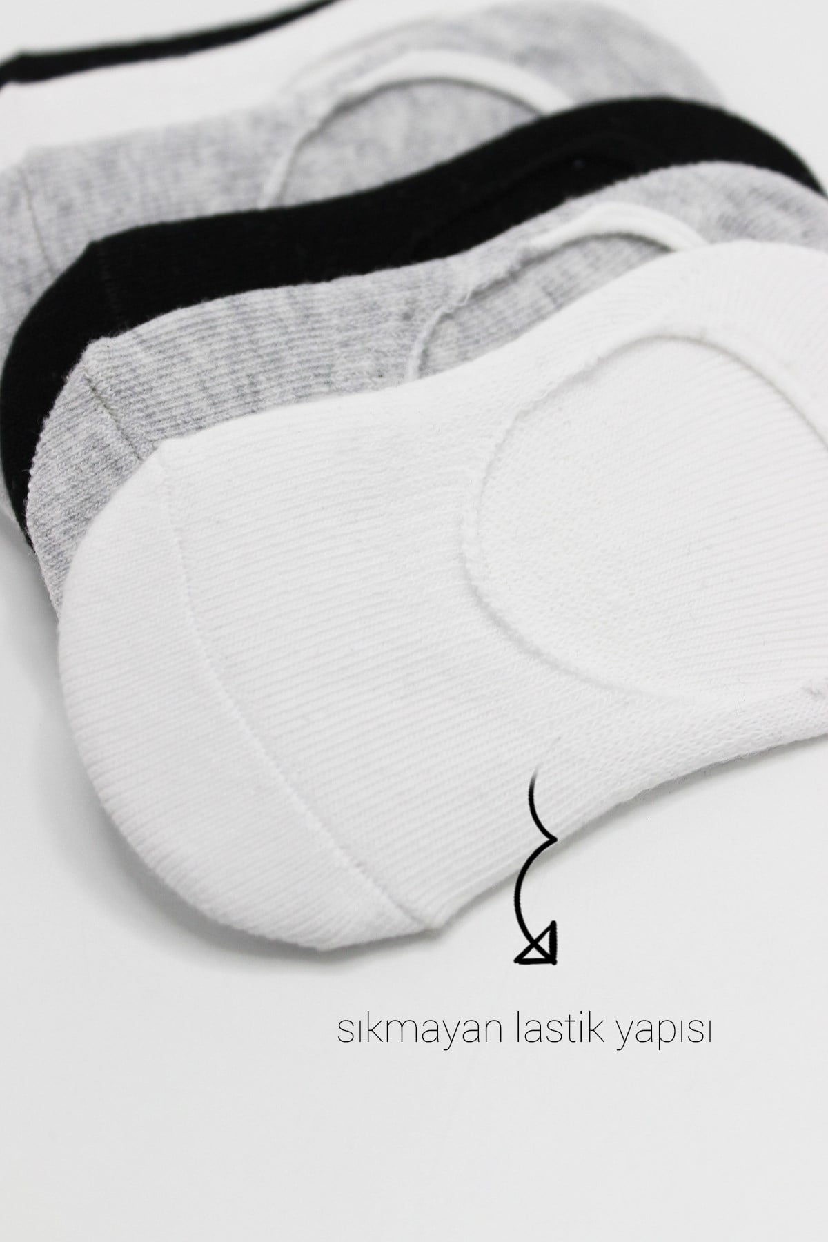 Bistil Kız Erkek Bebek Çocuk Silikonlu Basic Babet Çorap