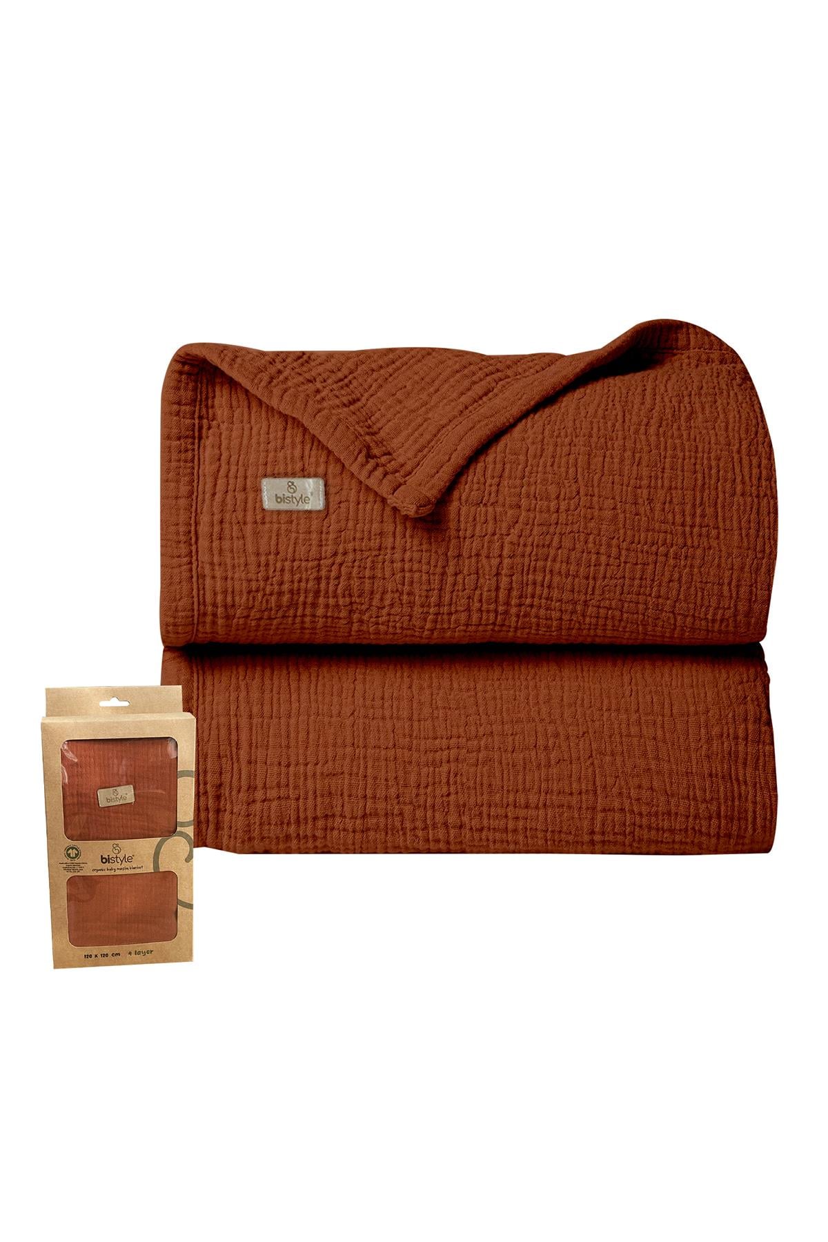 Bebek BattaniyeBistilBistil Bistyle Bebek 4 Katlı Müslin Battaniye 120×120 cm