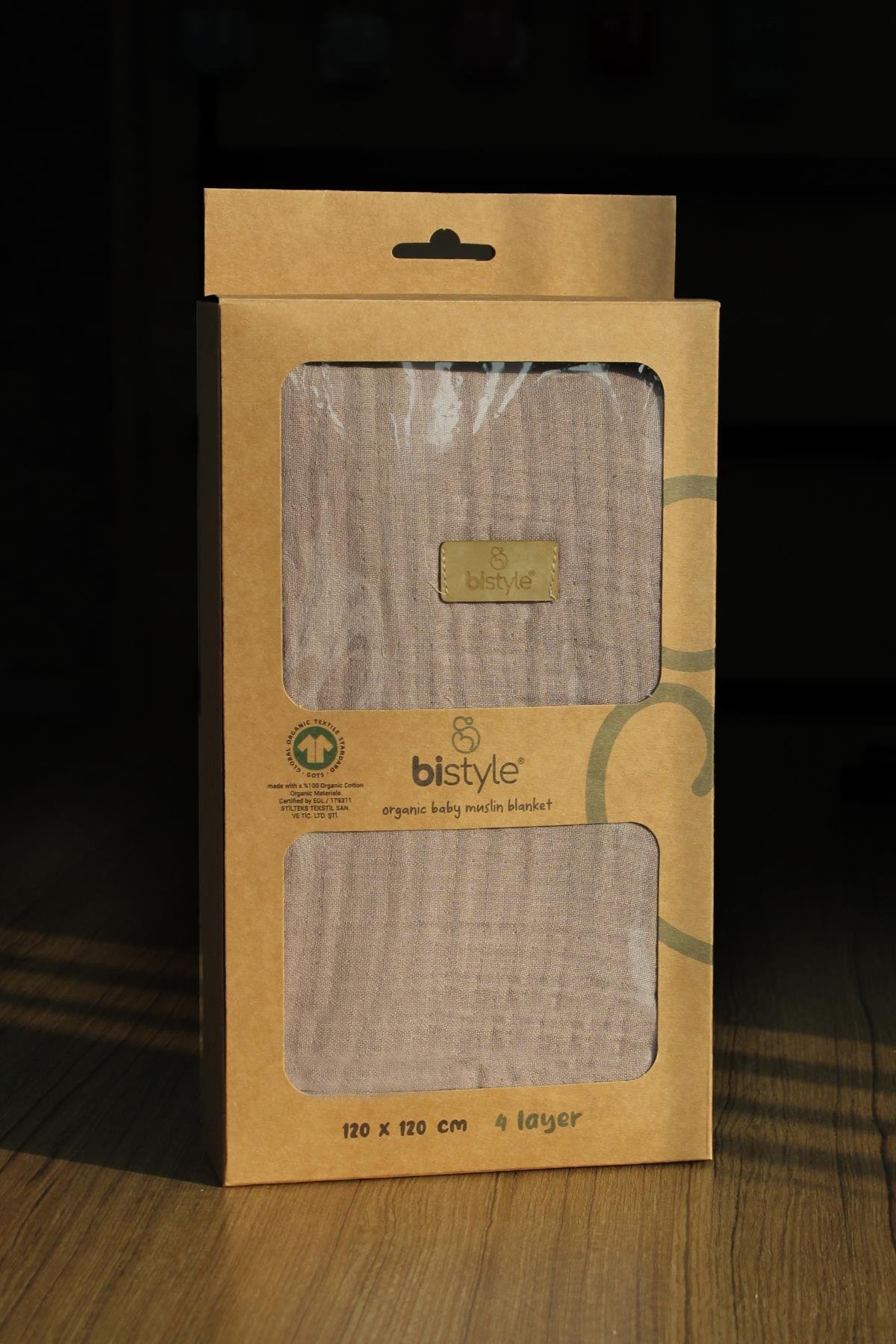 Bebek BattaniyeBistilBistil Bistyle Bebek 4 Katlı Müslin Battaniye 120×120 cm