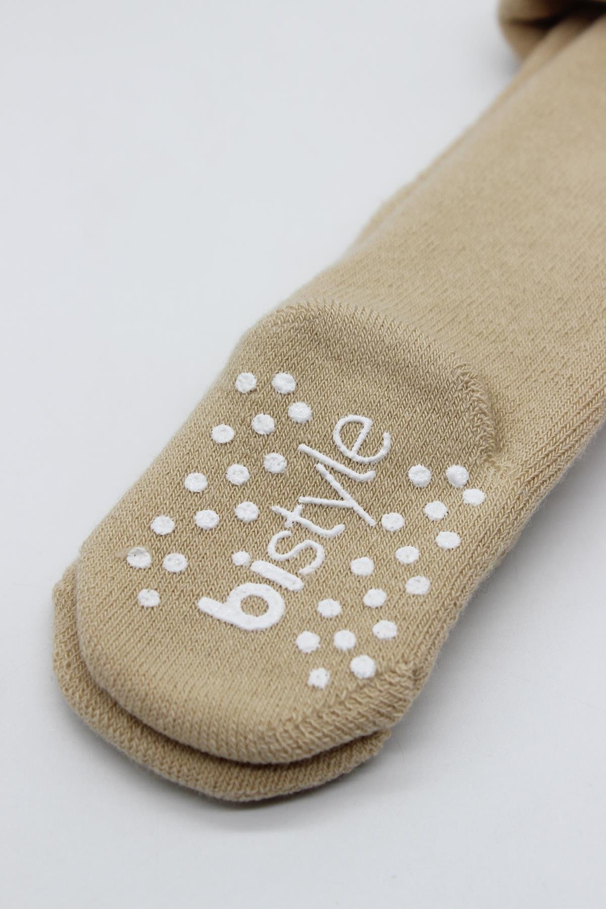 ÇORAPbistilBistil Bistyle Organik Basic Kaymaz Havlu Bebek Külotlu Çorap