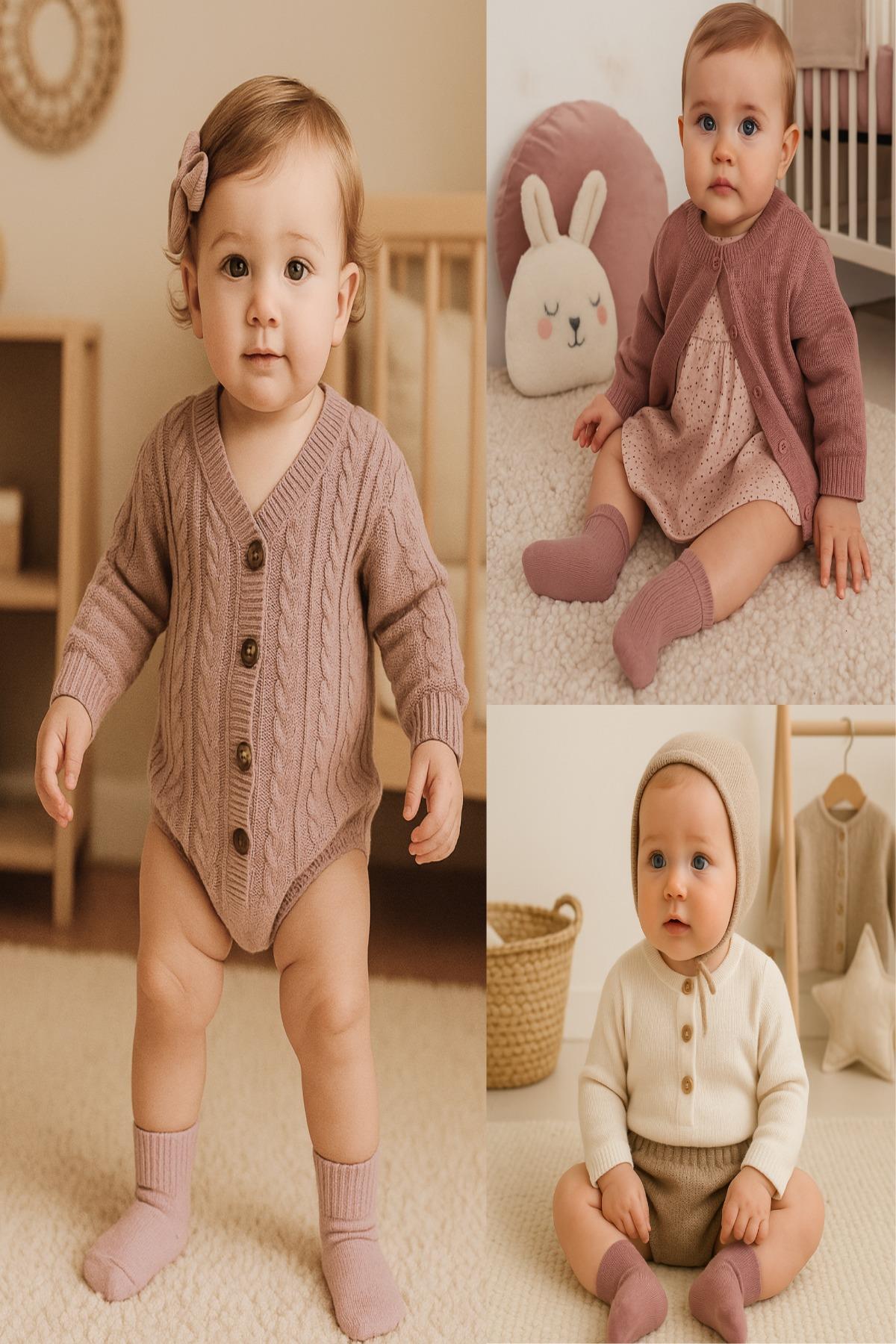 Bistyle 6 Çift Organik Pamuk Bebek Çorap / Dikişsiz Penye Soket / Yenidoğan Kız Erkek Çocuk ÇorapSoket ÇorapBistyleBistyle 6 Çift Organik Pamuk Bebek Çorap / Dikişsiz Penye Soket / Yenidoğan Kız Erkek Çocuk Çorap (Gül Kurusu)