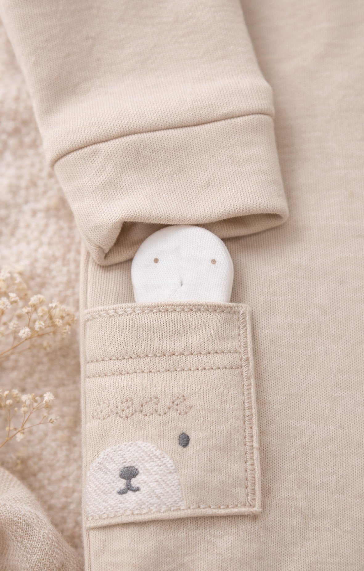 TulumBistyleBistyle %100 Organik Pamuk Bebek Tulum Yenidoğan / So Bear Kız Erkek Unisex Bebek