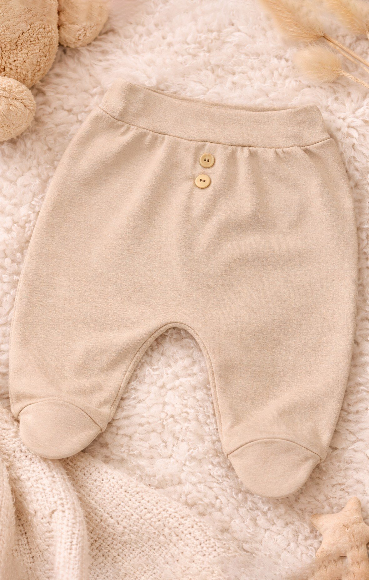 HASTANE ÇIKIŞI YENİDOĞANBistyleBistyle %100 Organik Pamuk Bebek 3'lü Takım Yenidoğan / So Bear Kız Erkek Unisex Bebek