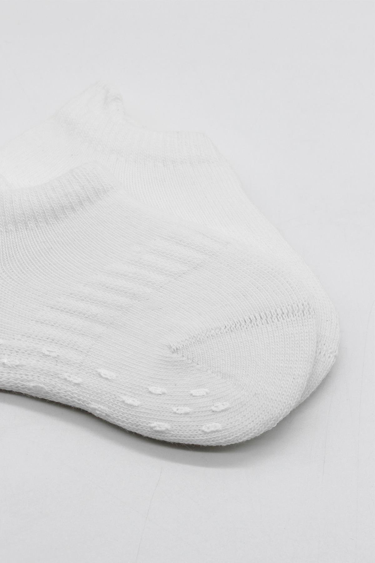 Sneakers & Patik ÇorapBistyleBistyle Organik Bebek Çocuk 2li Penye Kaymaz Sneakers Çorap
