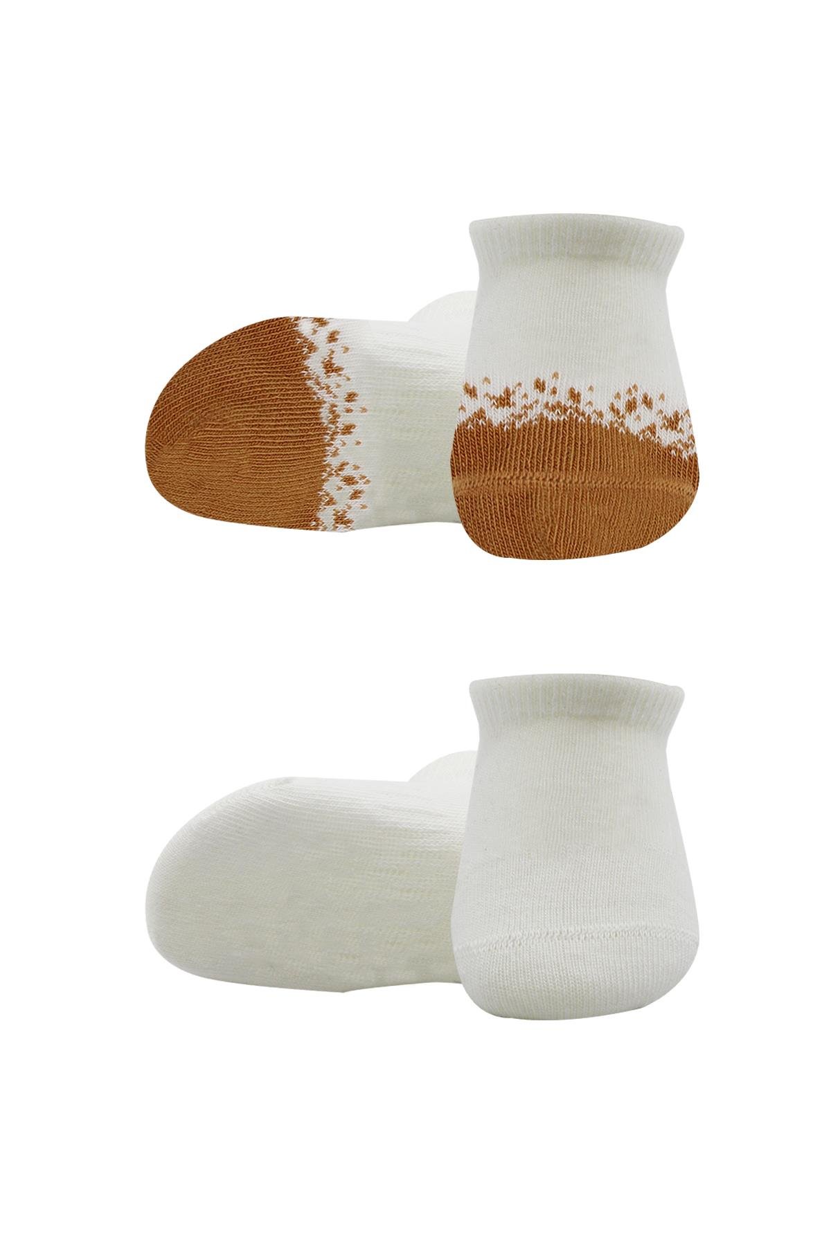 Sneakers & Patik ÇorapBistyleBistyle Organik Bebek Çocuk 2li Point Penye Sneakers Çorap