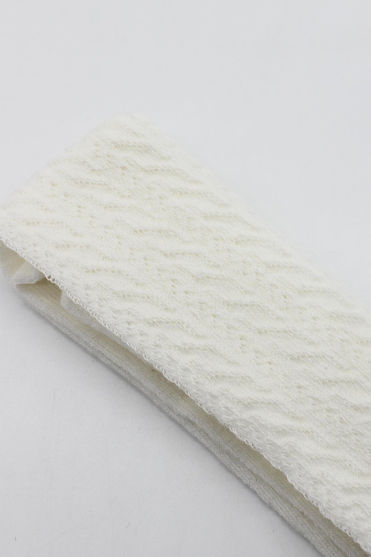 Külotlu ÇorapBistyleBistyle Organik Kız Bebek Çocuk Soft Zikzak Kabartma Desen Penye Külotlu Çorap