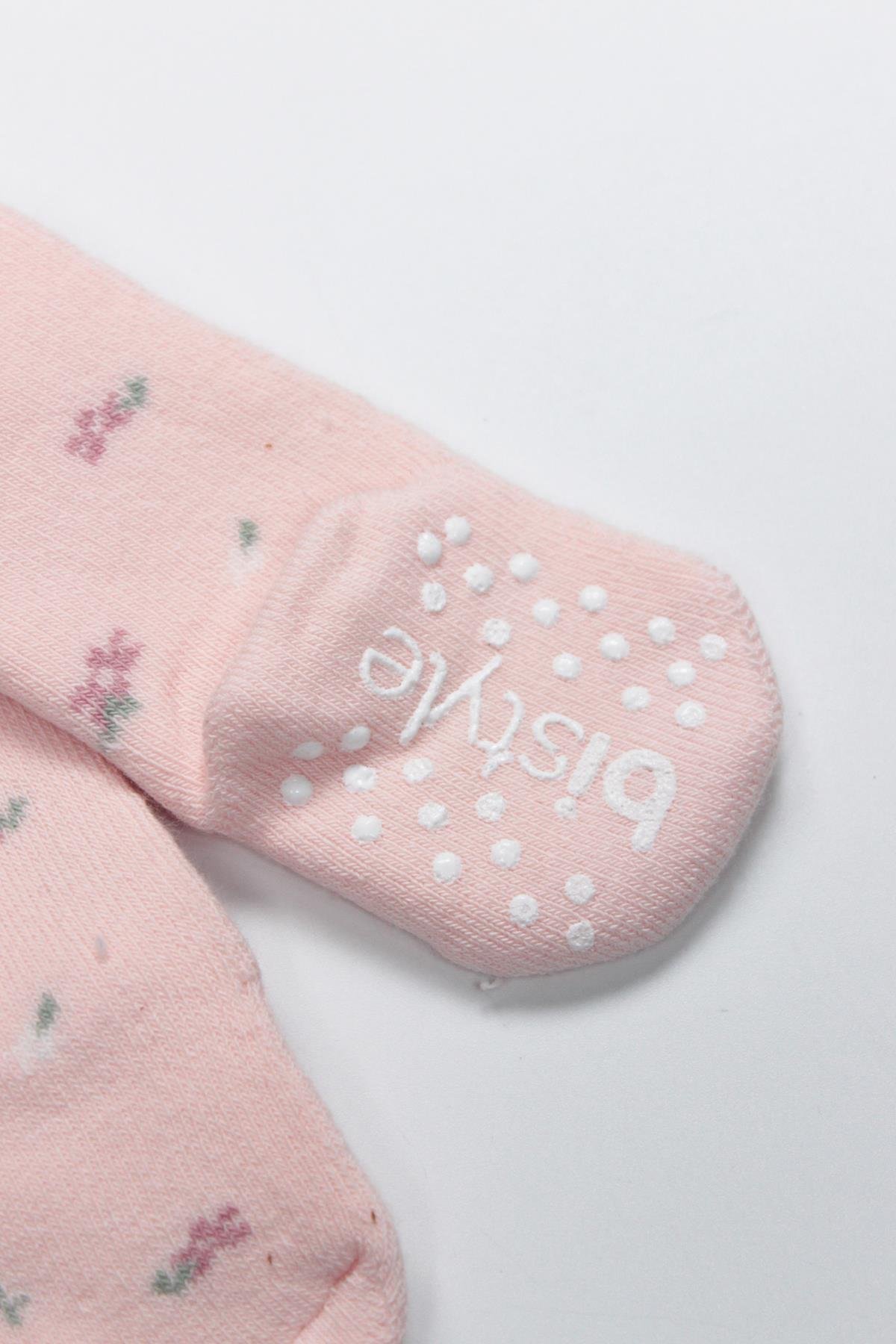 Külotlu ÇorapBistyleBistyle Organik Kız Bebek Çocuk Havlu Külotlu Kaymaz Blossom Pembe