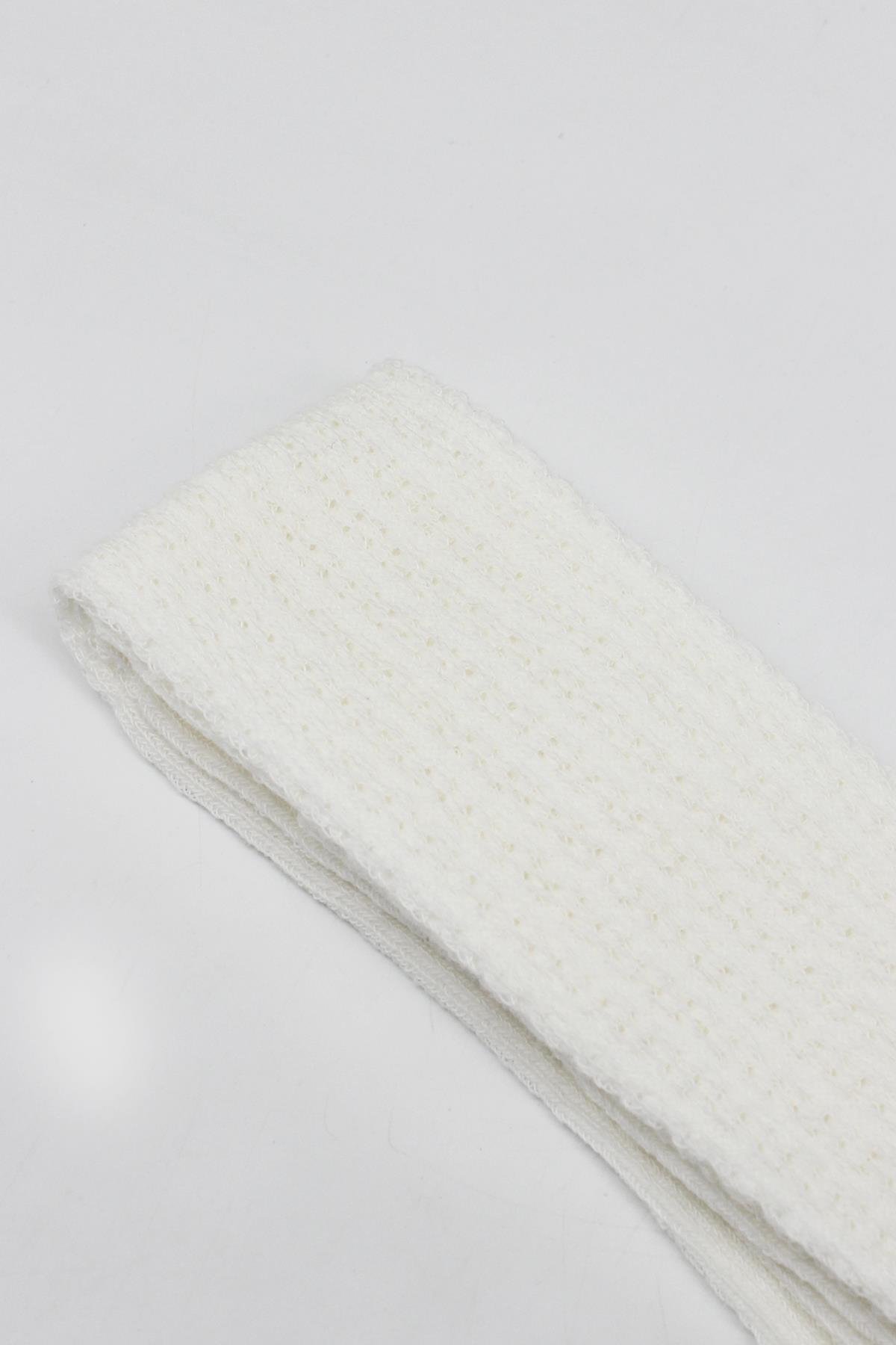 Külotlu ÇorapBistyleBistyle Organik Kız Bebek Çocuk Soft Zincir Kabartma Desen Penye Külotlu Çorap