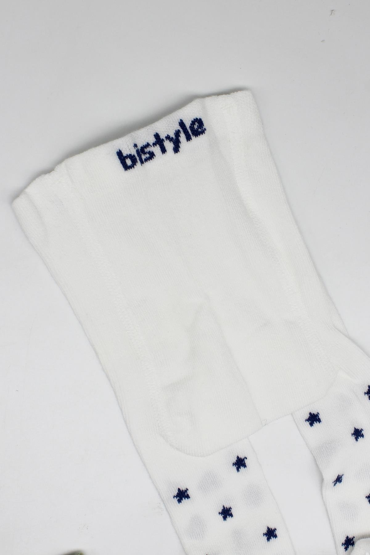 Külotlu ÇorapBistyleBistyle Organik Kız Erkek Bebek Çocuk Penye Külotlu Çorap Kaymaz Stars