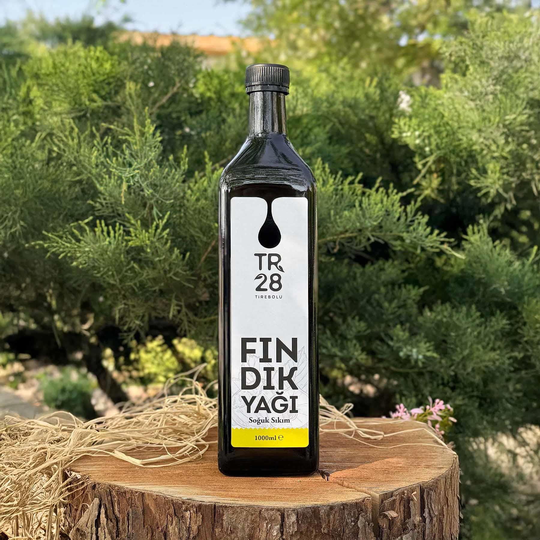 Fındık Yağı - Soğuk Sıkım (1000ml)