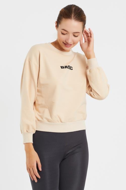 Basıc Baskılı Sweat 9094