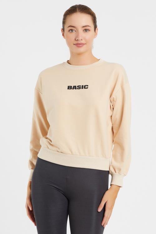 Basıc Baskılı Sweat 9094