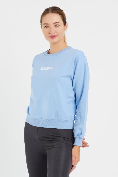 Basıc Baskılı Sweat 9094