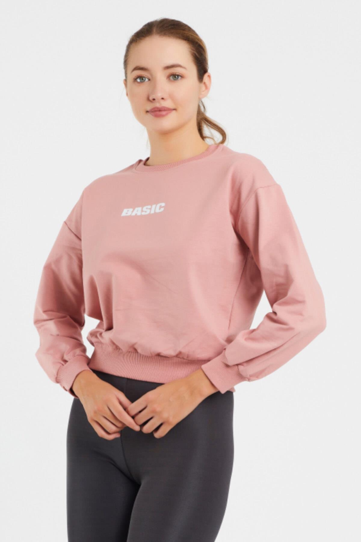 Basıc Baskılı Sweat 9094