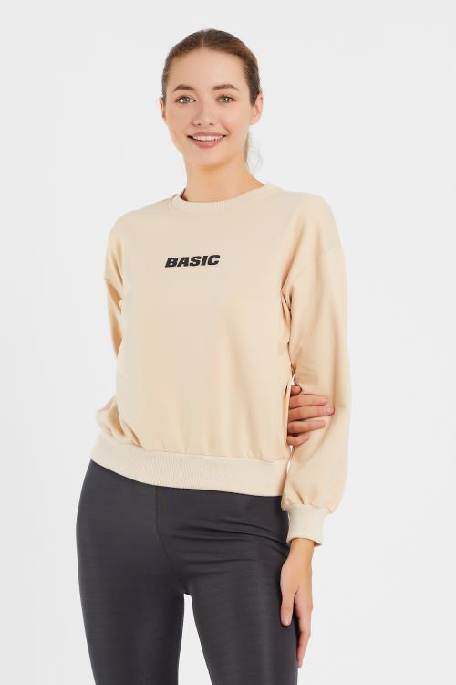 Basıc Baskılı Sweat 9094