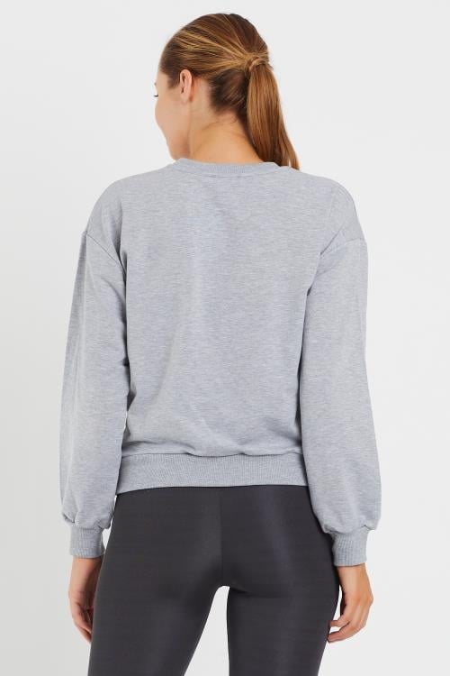 Baskılı Bisillet Yaka Sweat 9095