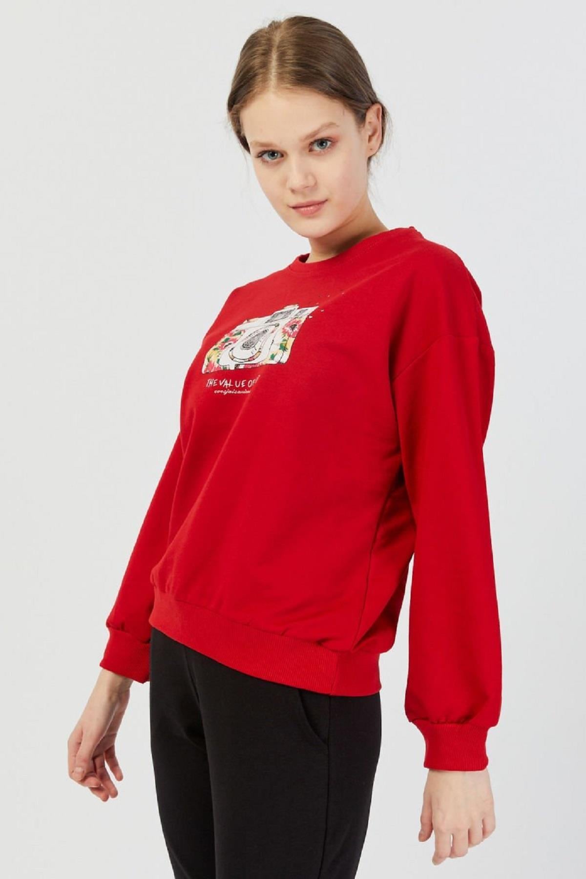 Fotoğraf Makinası Baskılı Sweat 8718