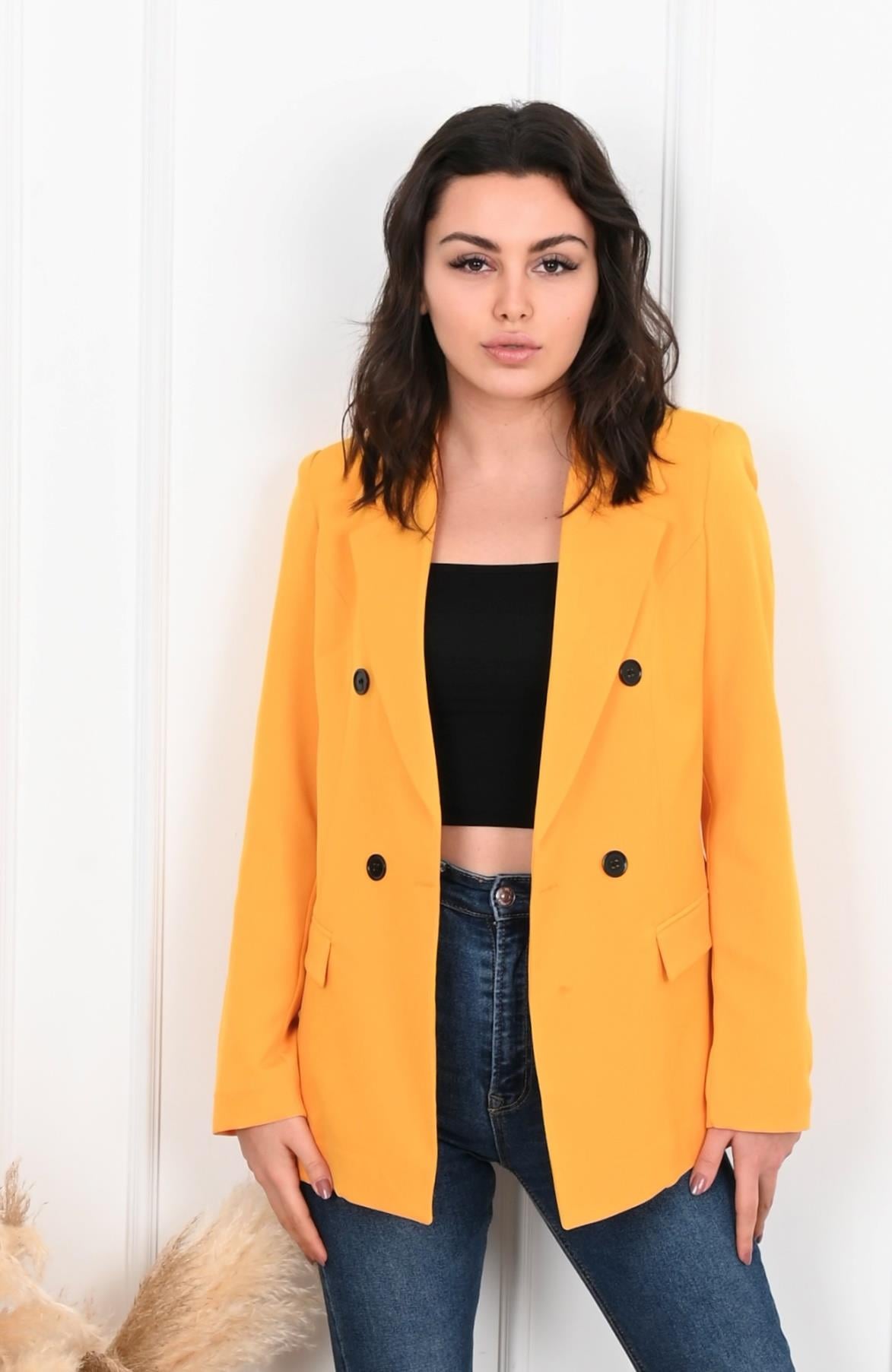 Kadın Astarlı Blazer Ceket 0101-22