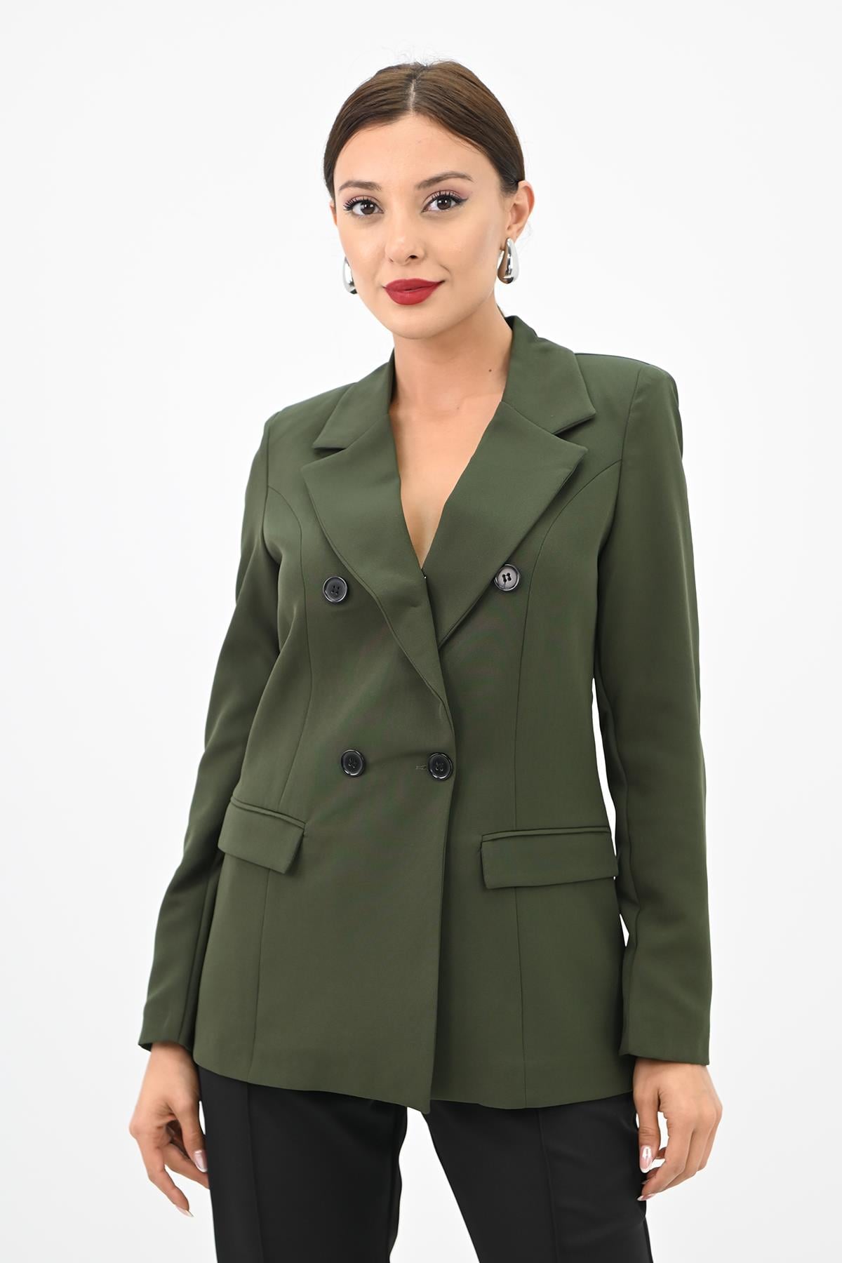 Kadın Astarlı Blazer Ceket 0101-22