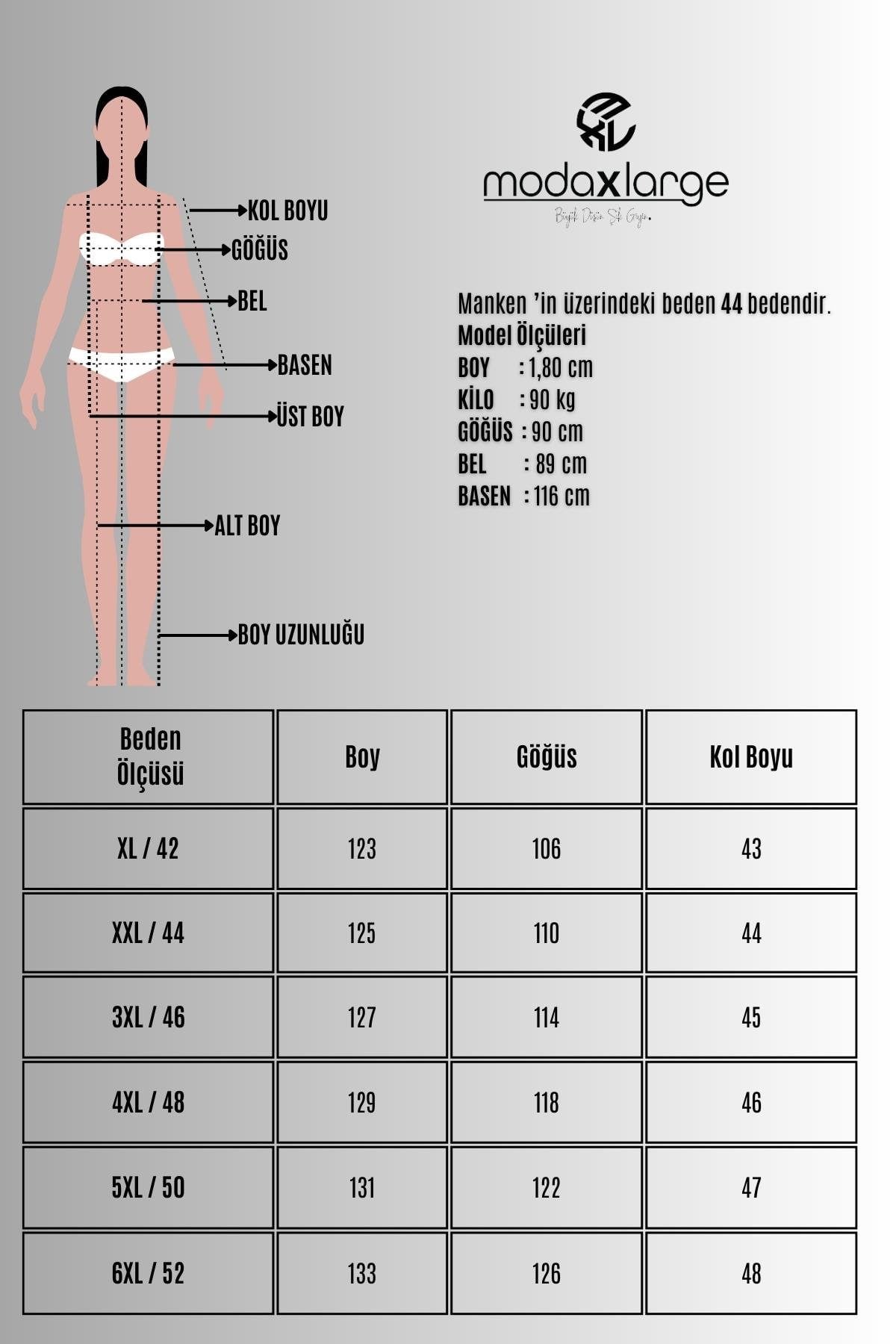 Kadın Büyük Beden Bel Bağlama Detaylı Elbise 5274-25