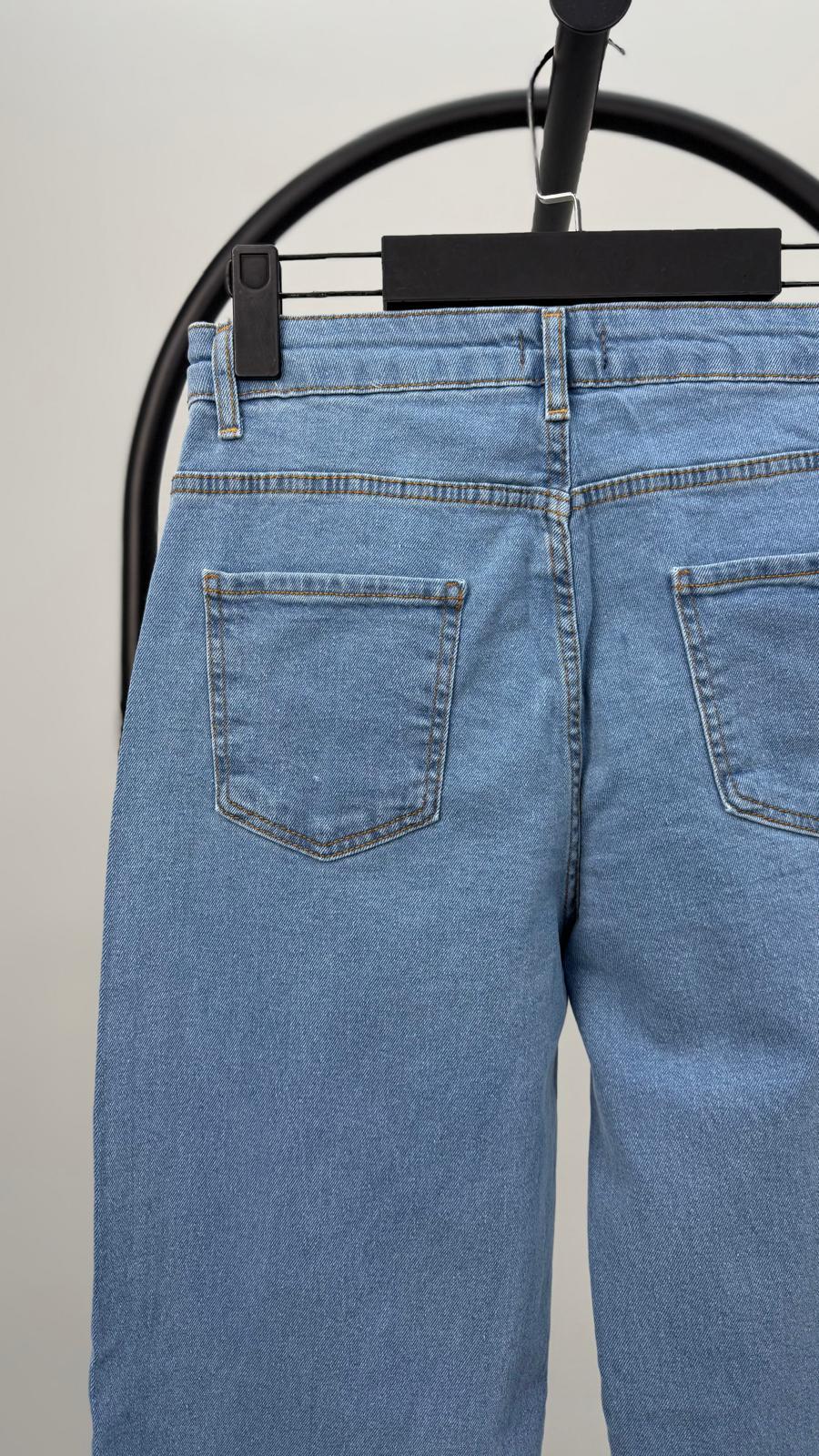 Kadın Büyük Beden Yüksek Bel Jean 4420-25 1027