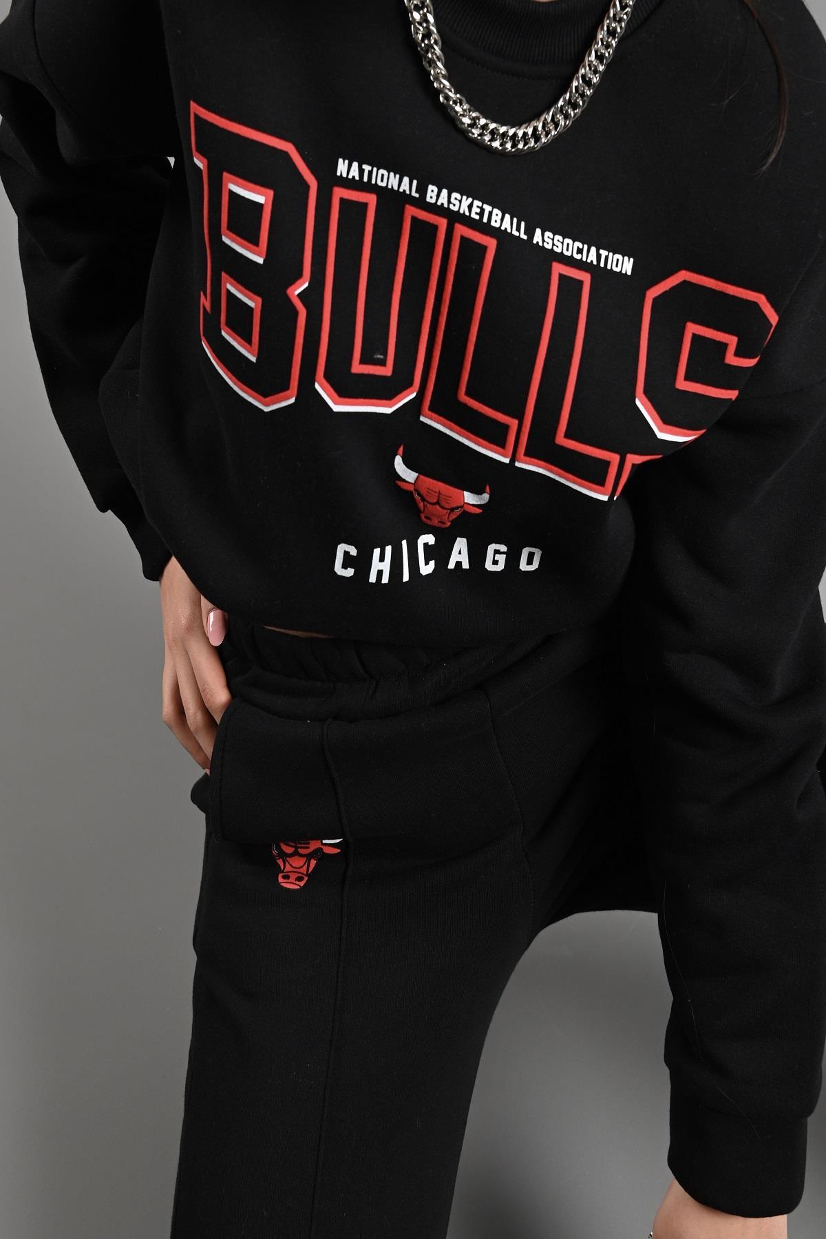 Kadın Chicago Bulls Şardonlu Eşofman Takımı 3116