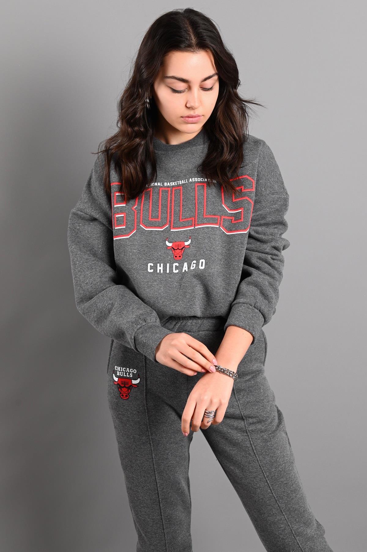 Kadın Chicago Bulls Şardonlu Eşofman Takımı 3116