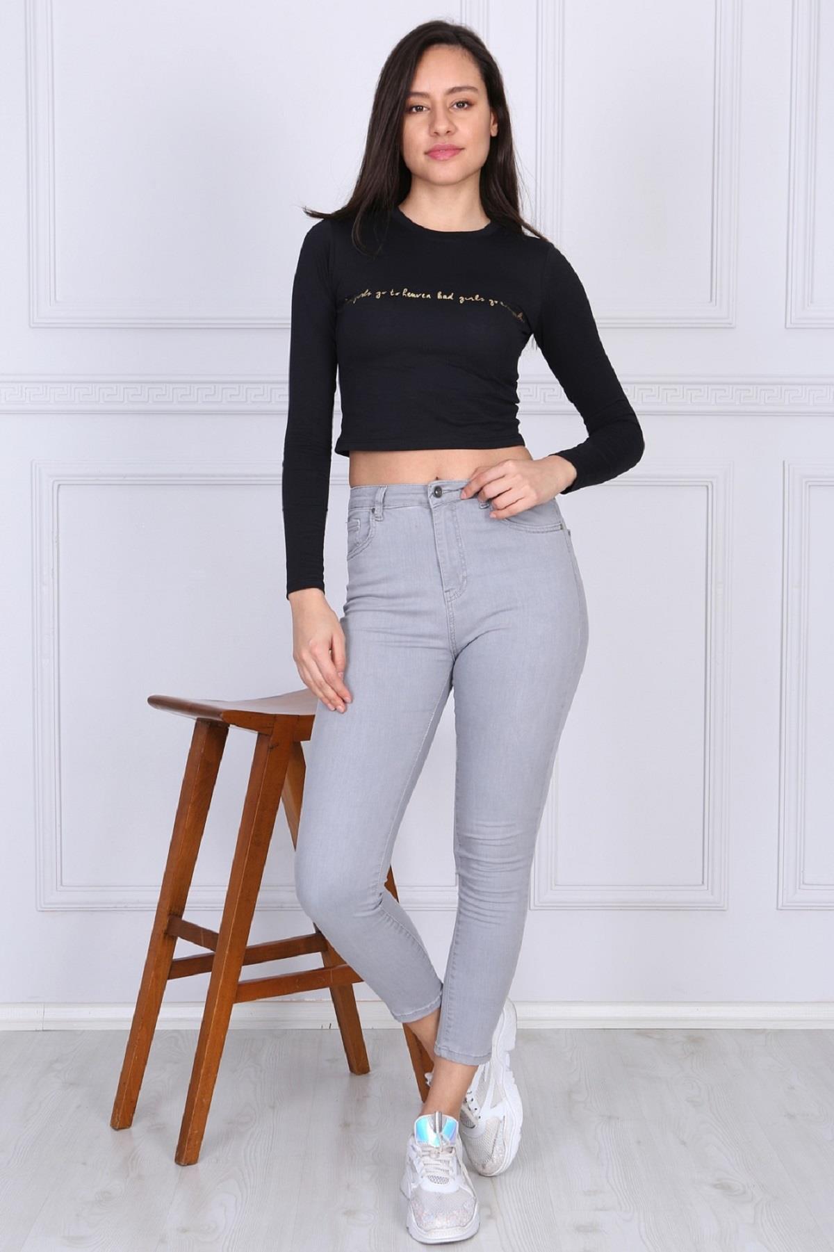 Kadın Göbeği Açık Bady Crop (9007)