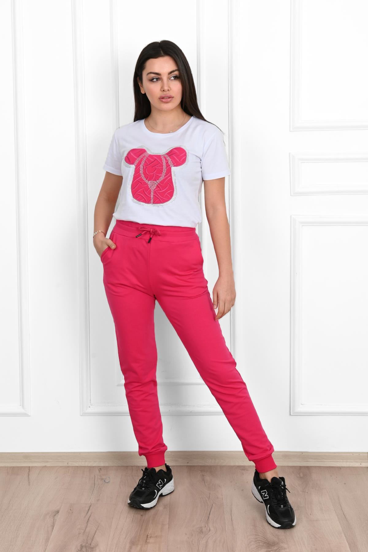 Kadın Kısa Kollu Eşofman takımı 3717-23