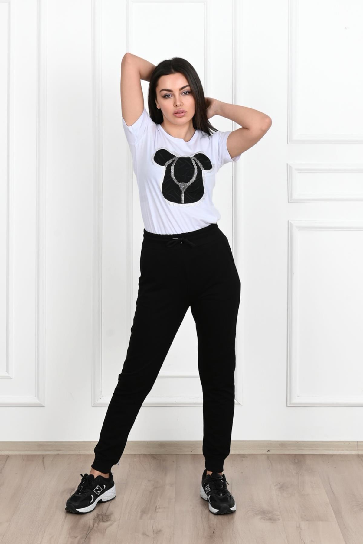 Kadın Kısa Kollu Eşofman takımı 3717-23