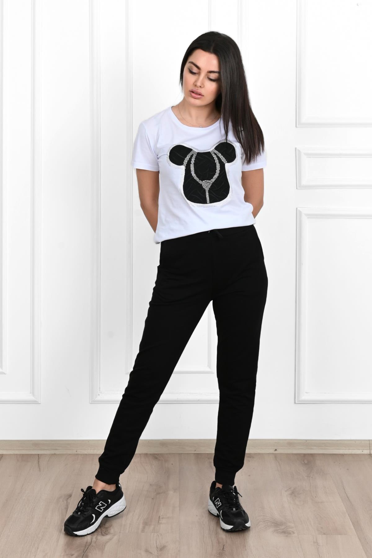 Kadın Kısa Kollu Eşofman takımı 3717-23