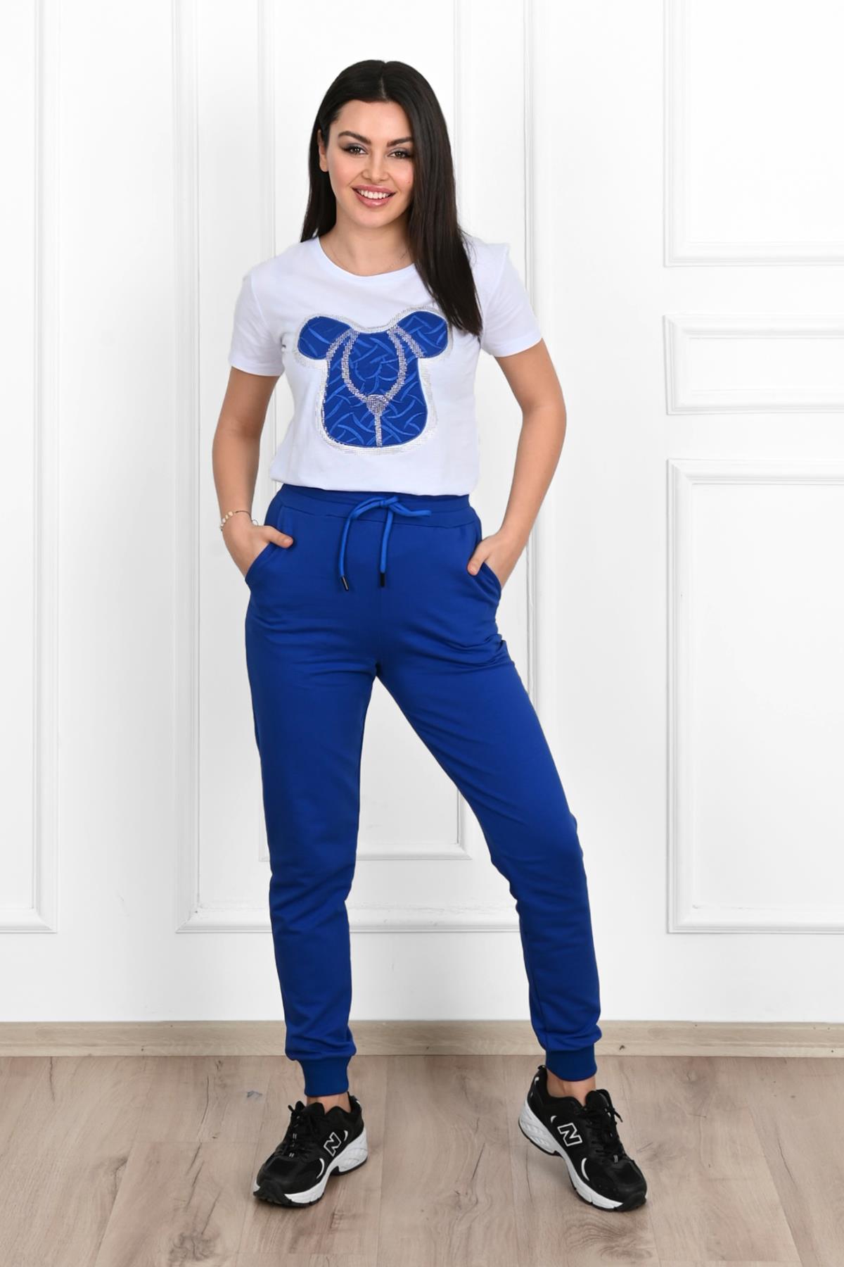 Kadın Kısa Kollu Eşofman takımı 3717-23