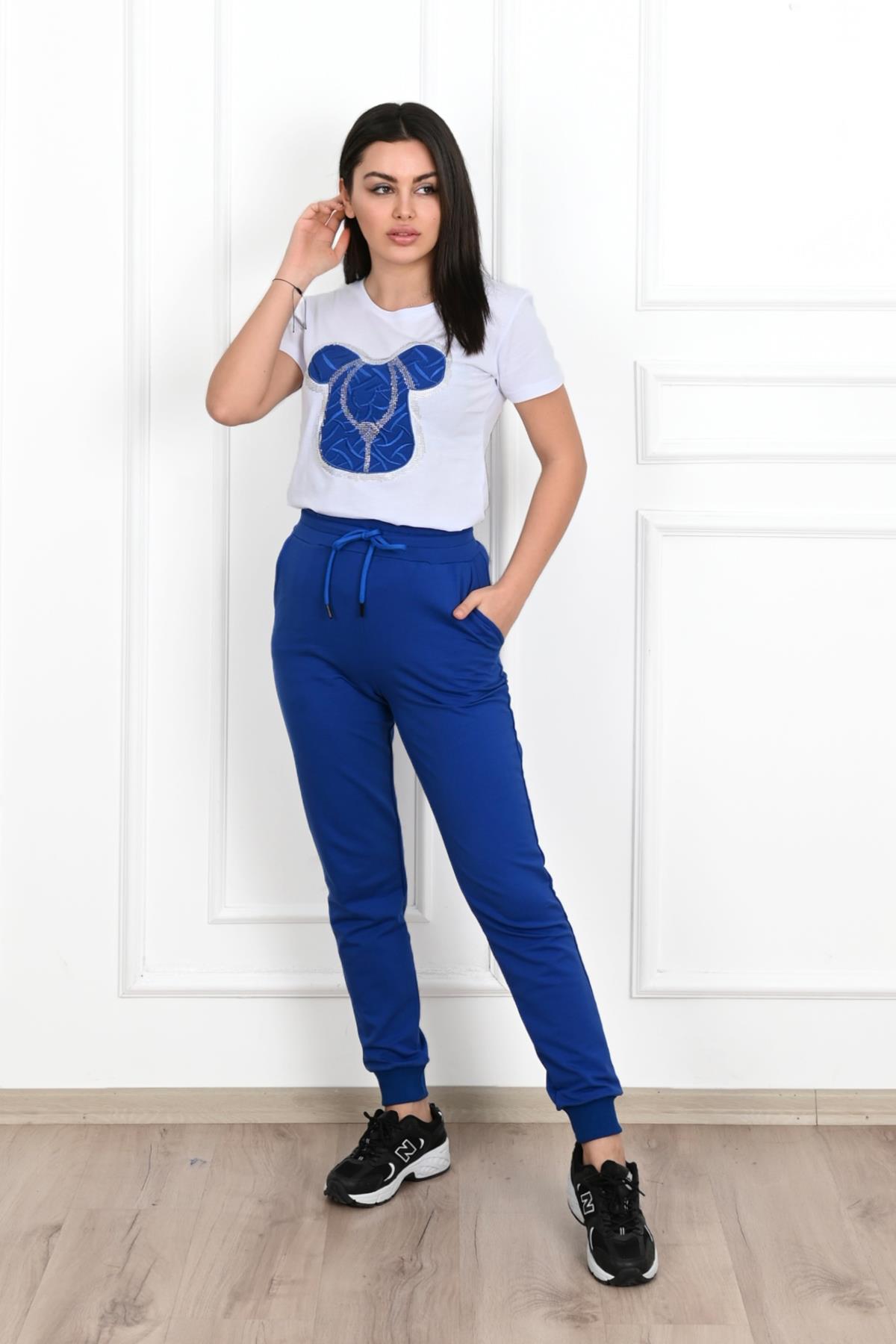 Kadın Kısa Kollu Eşofman takımı 3717-23