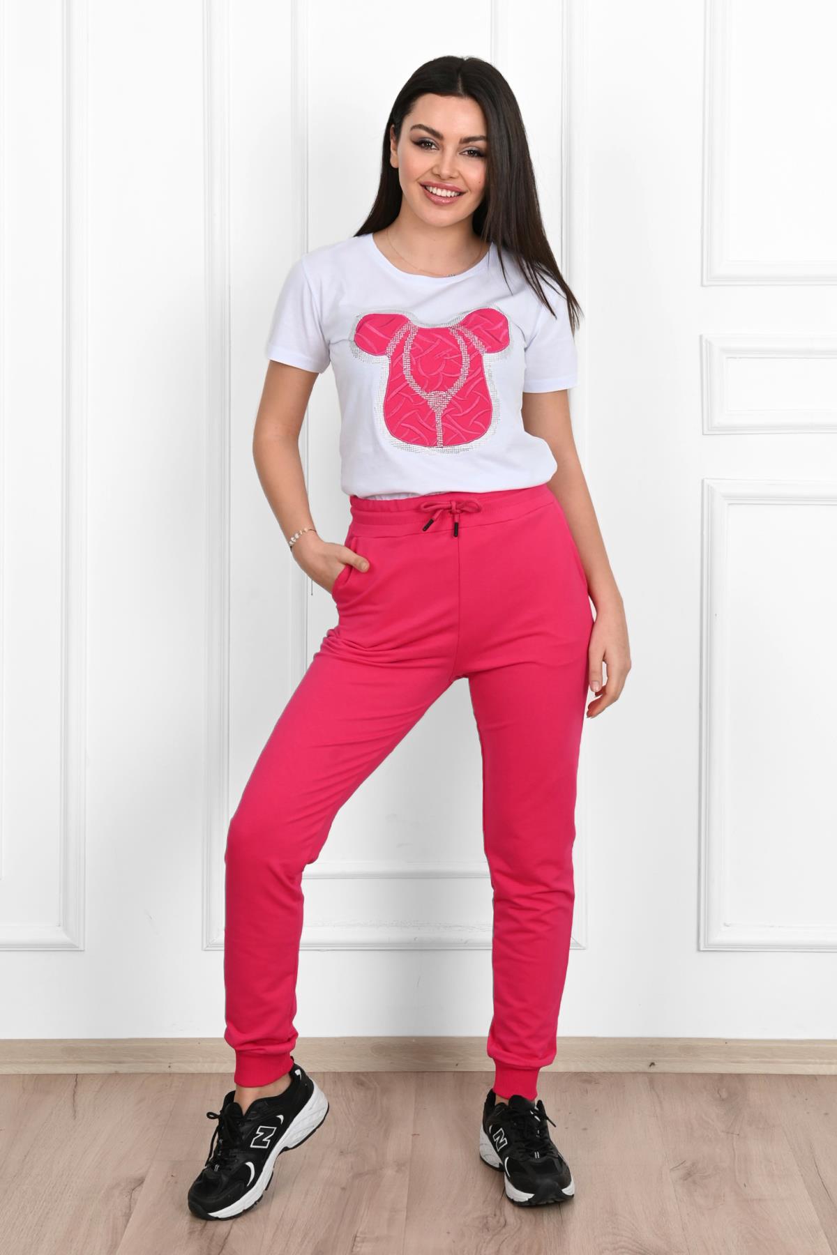 Kadın Kısa Kollu Eşofman takımı 3717-23